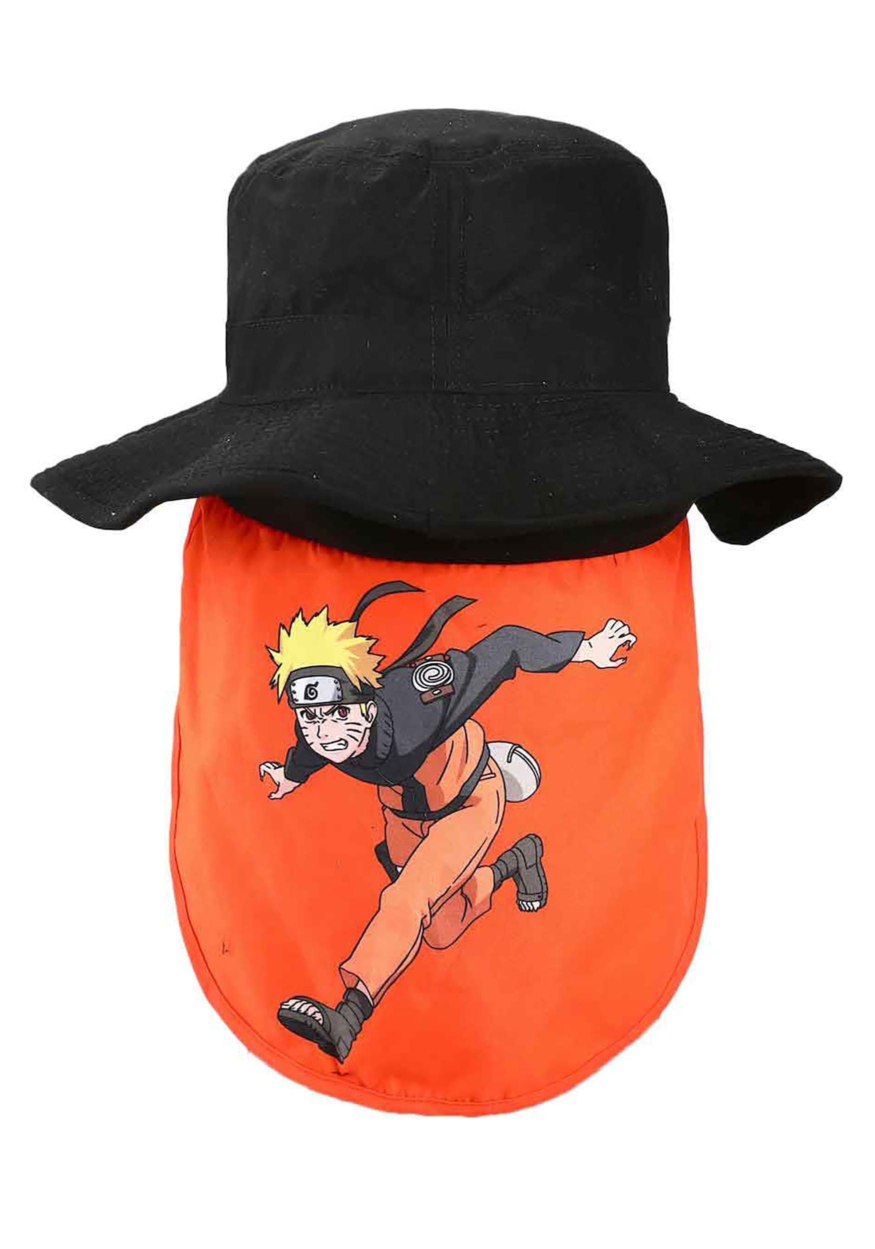 Naruto Run Neck Drape Sun Hat for Adults