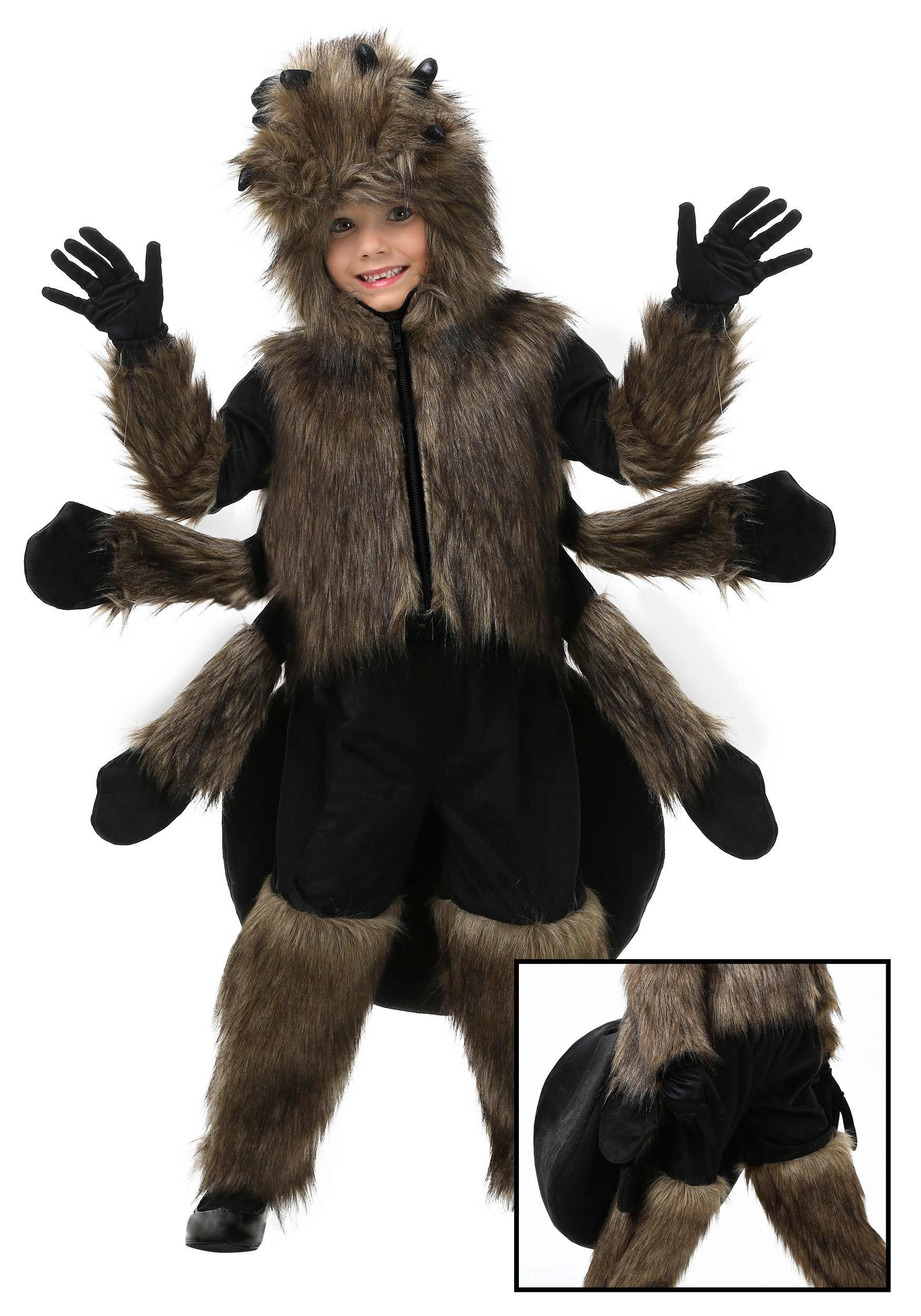 Furry Spider Costume for Toddlers