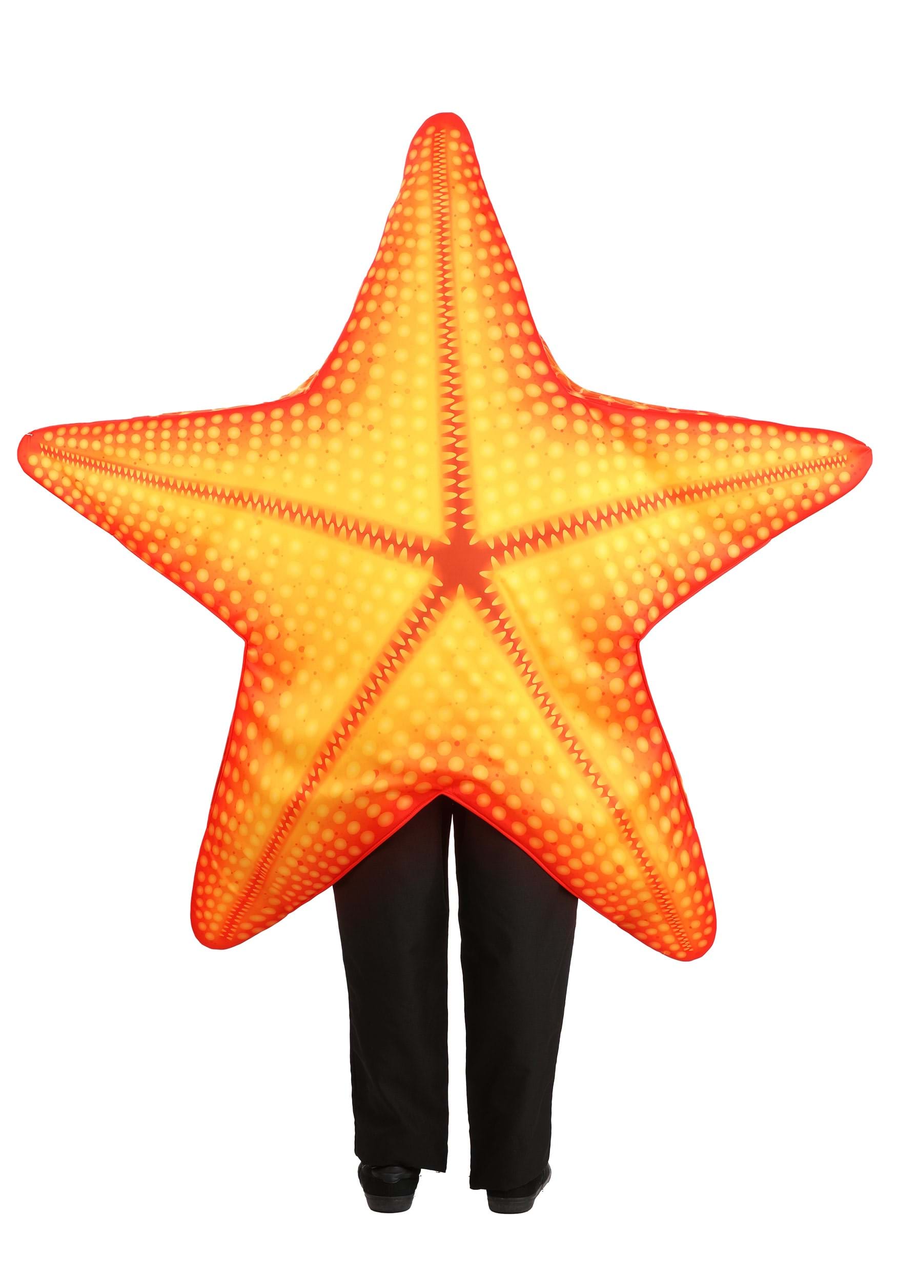 Orange Starfish Costume for Adults
