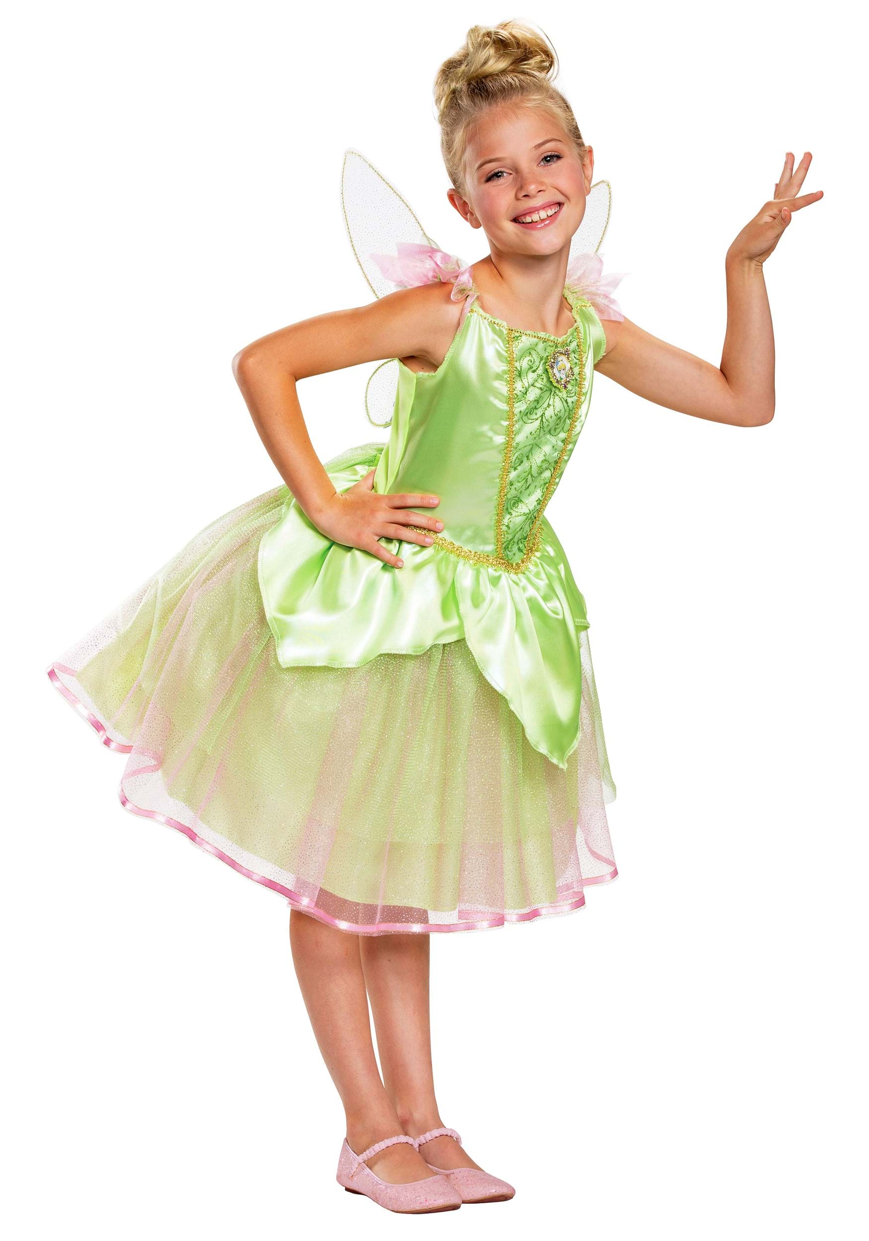 Peter Pan Tinker Bell Girls Costume 1 Peter Pan Tinker Bell Girls Costume