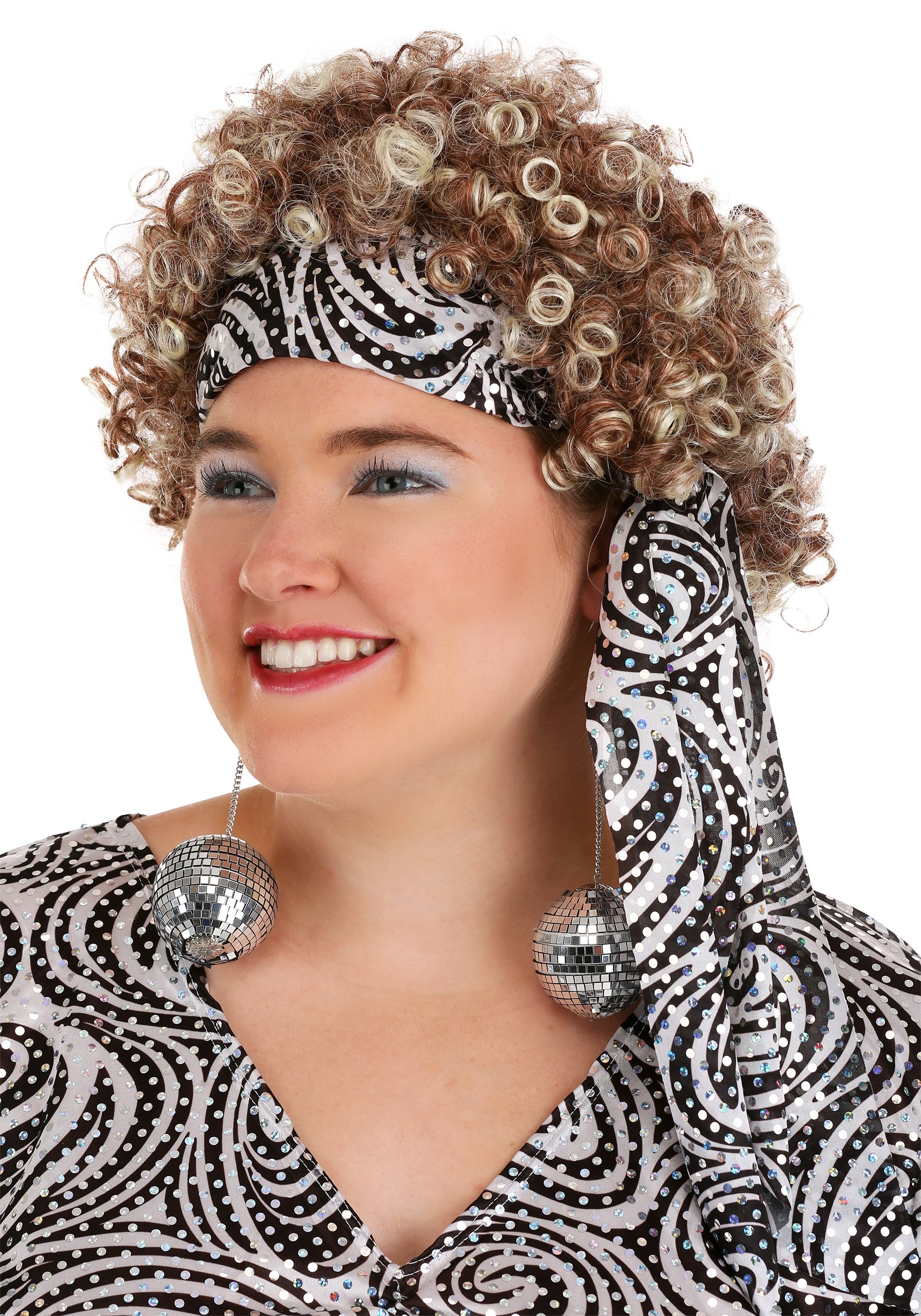 Plus Size Foxy Disco Lady Women's Costume