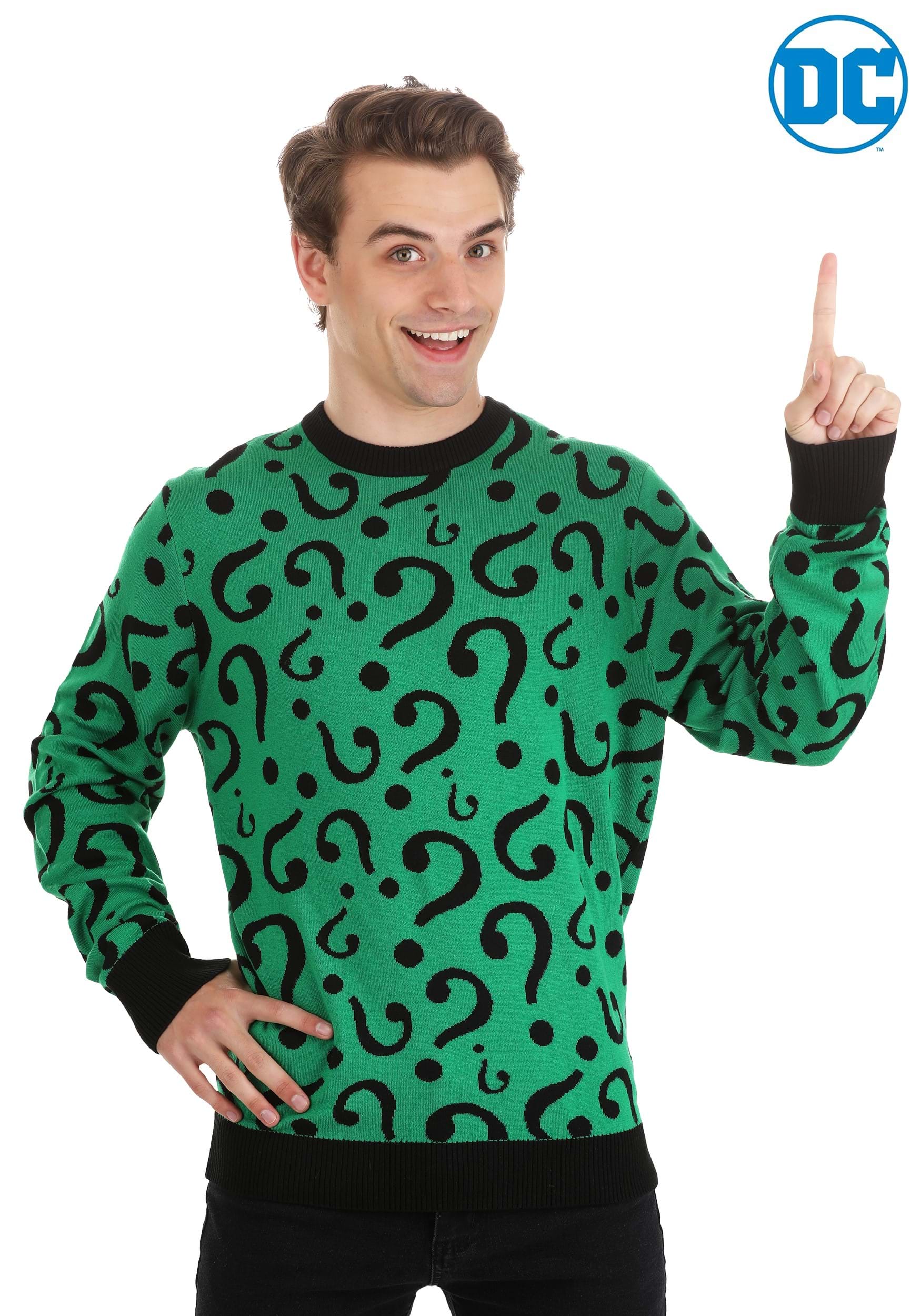 The Riddler Ugly Christmas Sweater for Adults 7 The Riddler Ugly Christmas Sweater for Adults