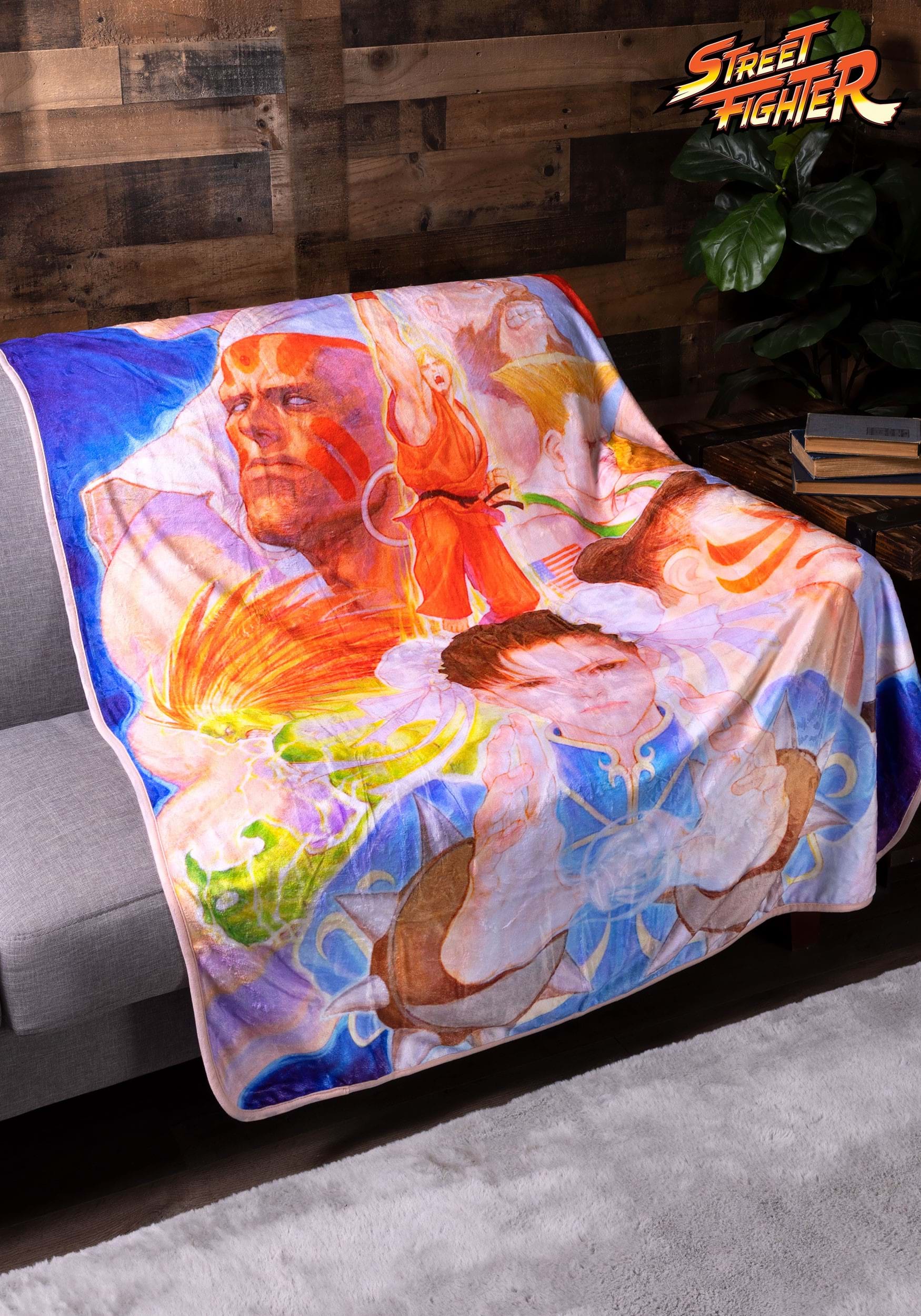 Street Fighter 60X48 Hyper Fighting Throw Blanket