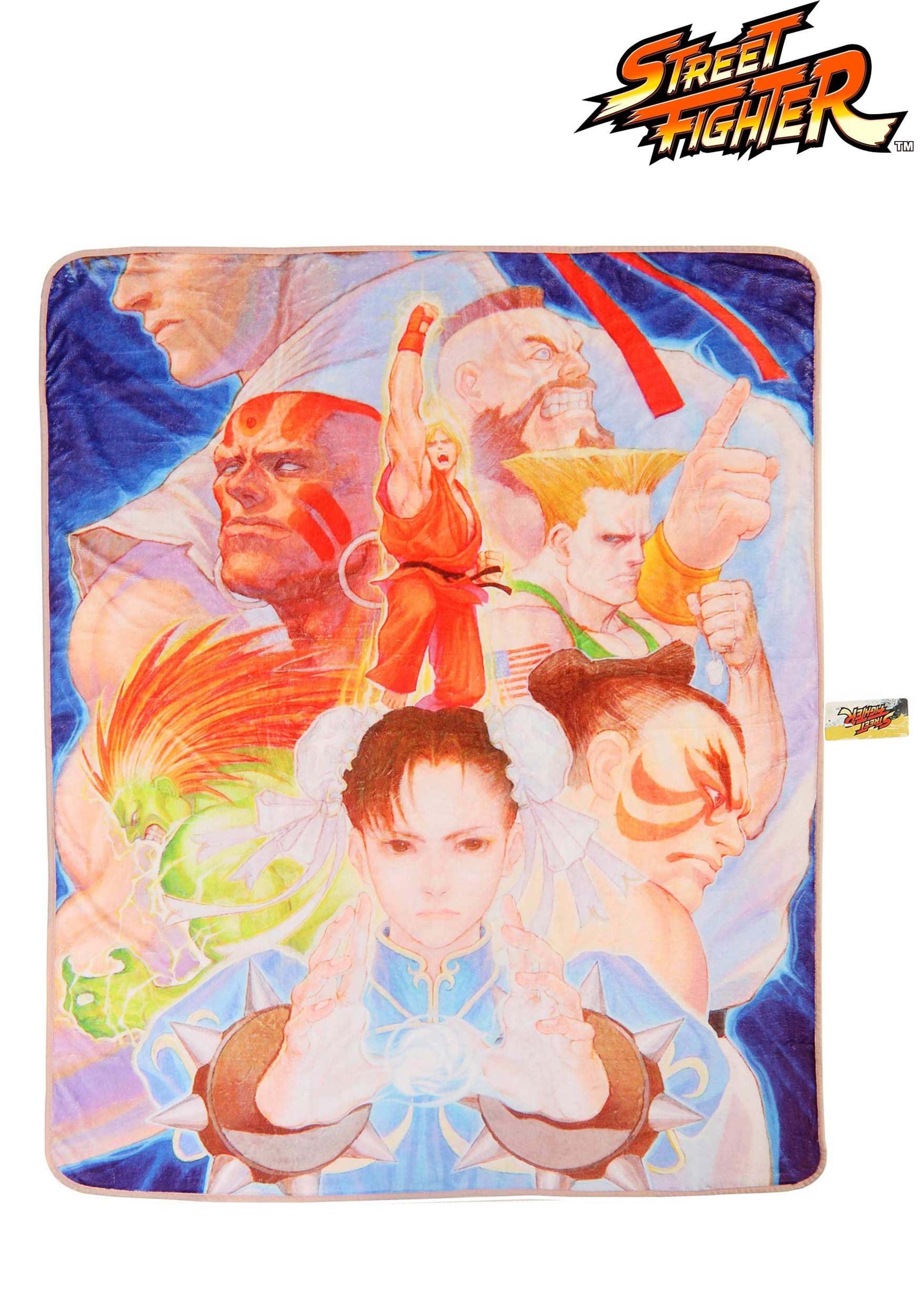Street Fighter 60X48 Hyper Fighting Throw Blanket