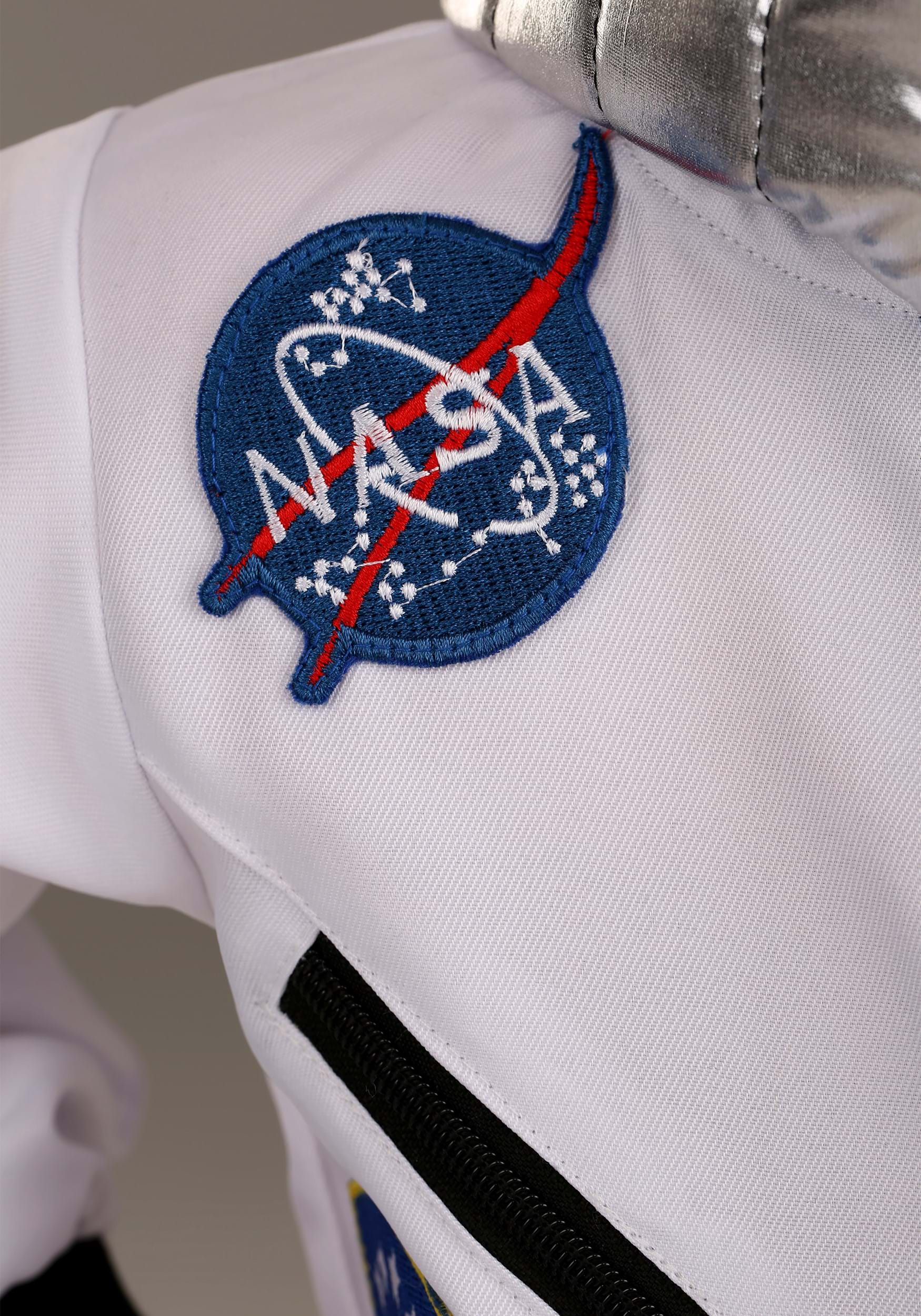 Toddler White Astronaut Jumpsuit Costume 4 Toddler White Astronaut Jumpsuit Costume