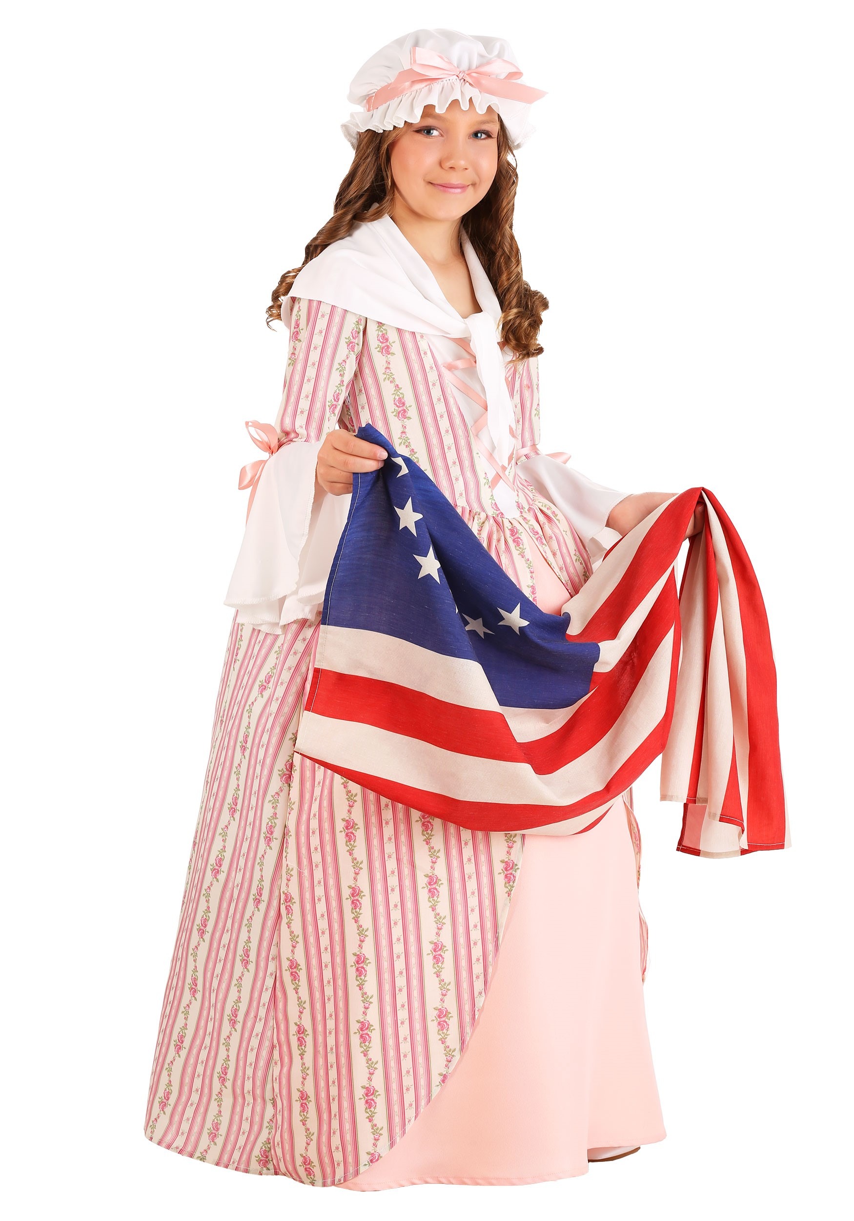 Betsy Ross Costume Dress for Girls