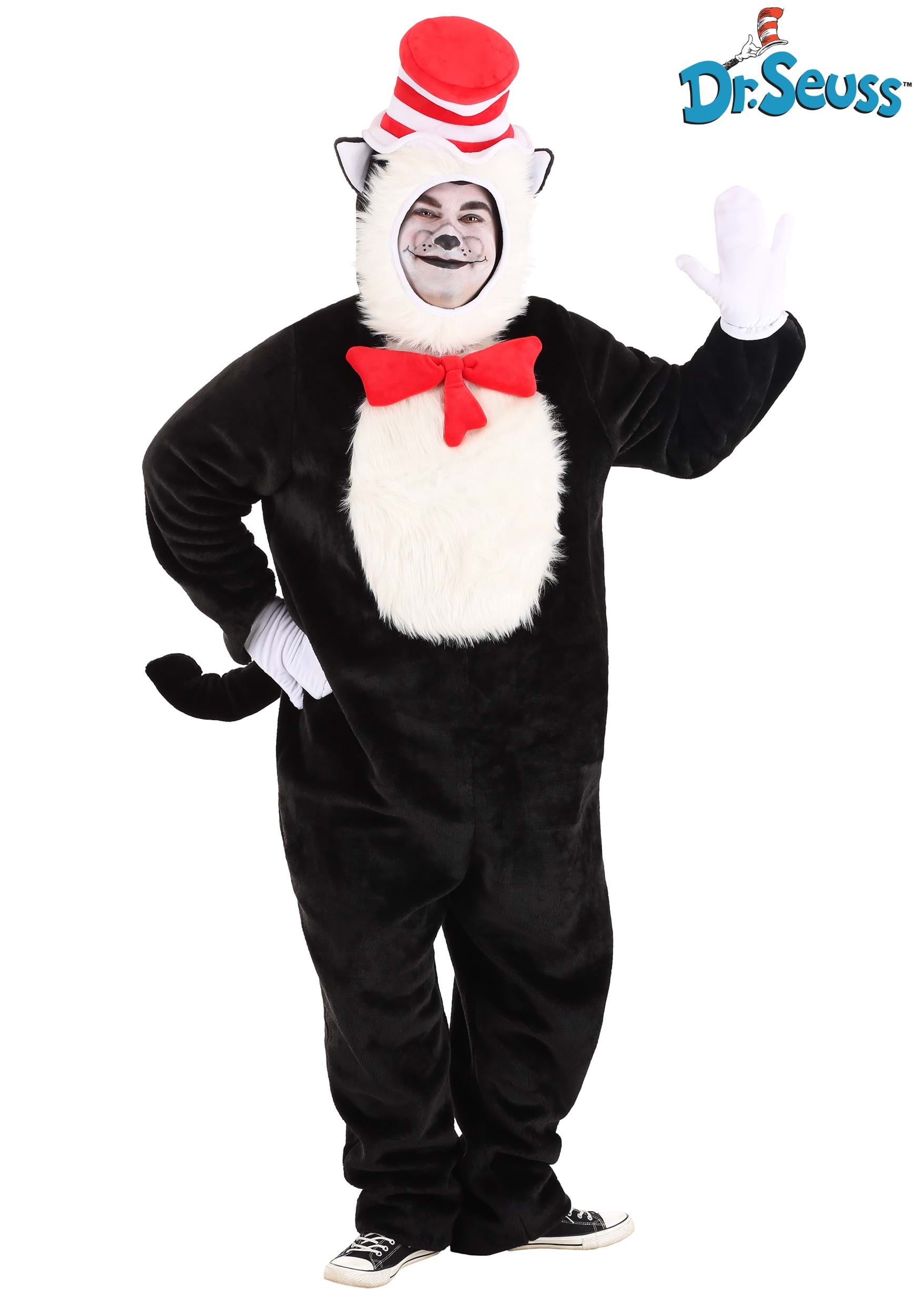 Adult Cat in the Hat Plus Size Premium Costume