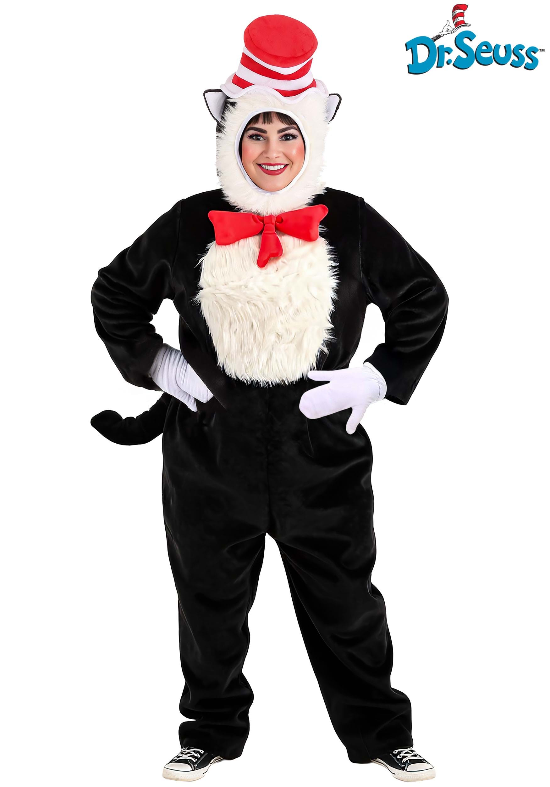 Adult Cat in the Hat Plus Size Premium Costume
