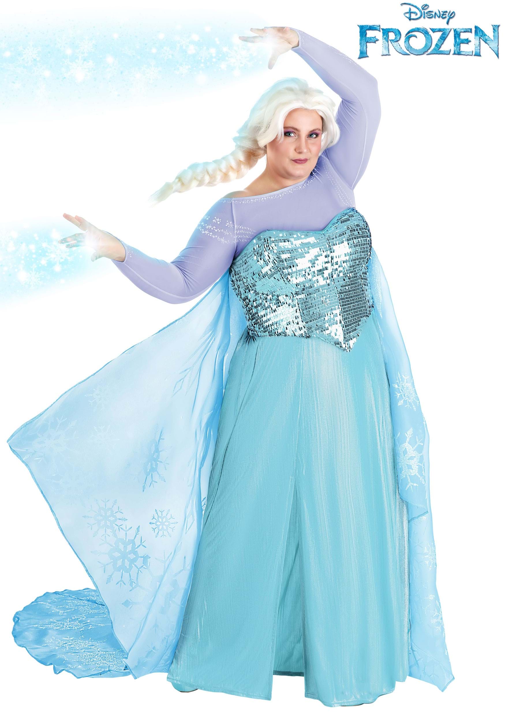 Plus Size Premium Disney Frozen Elsa Costume for Women