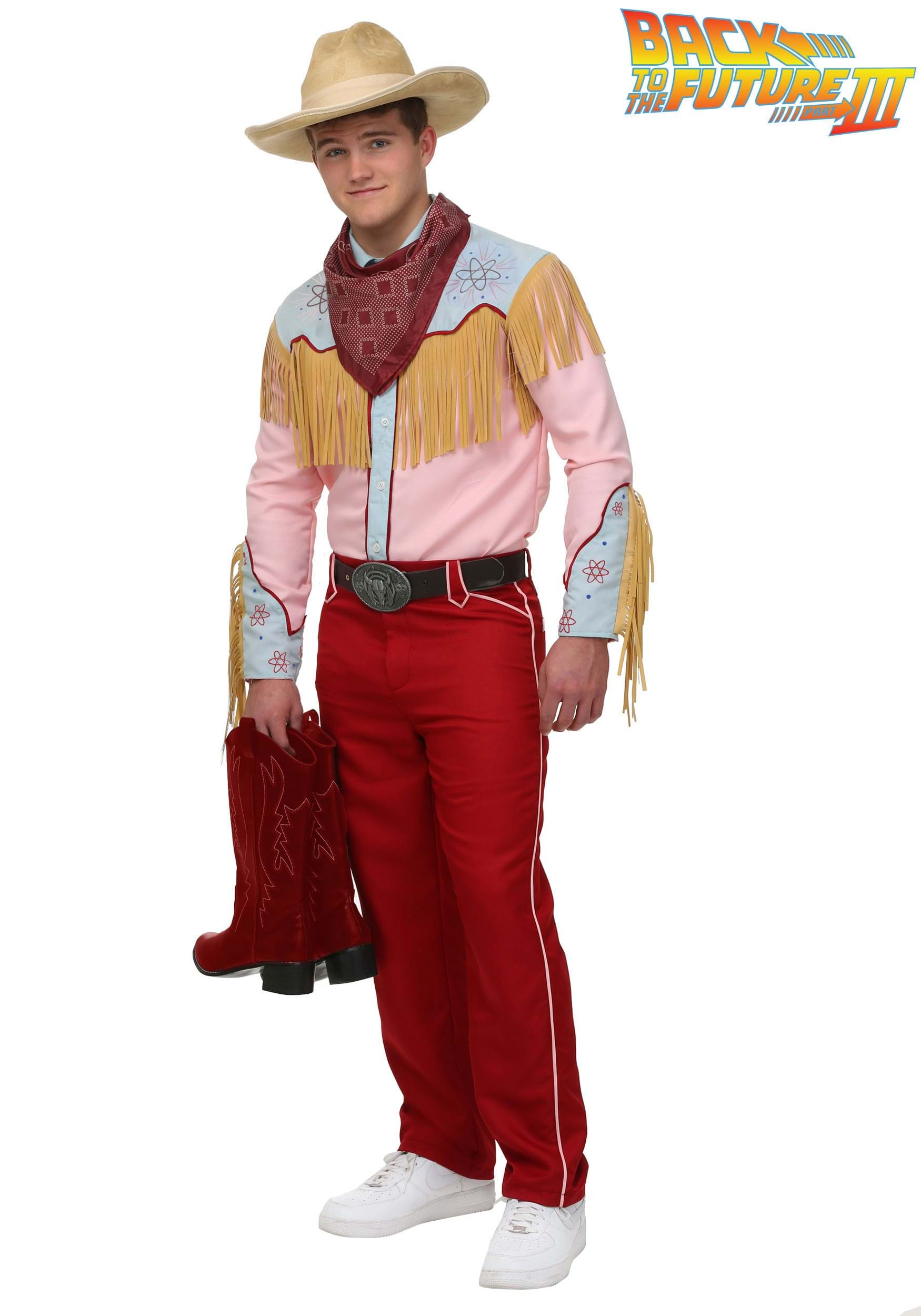 Back to the Future III Men's Cowboy Marty Costume