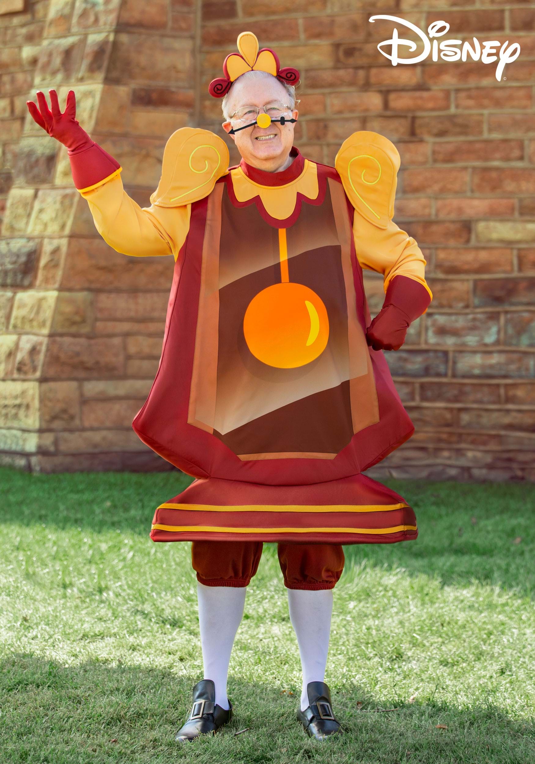 Cogsworth Costume for Plus Size Men from Disney's Beauty and the Beast 1 Cogsworth Costume for Plus Size Men from Disney's Beauty and the Beast