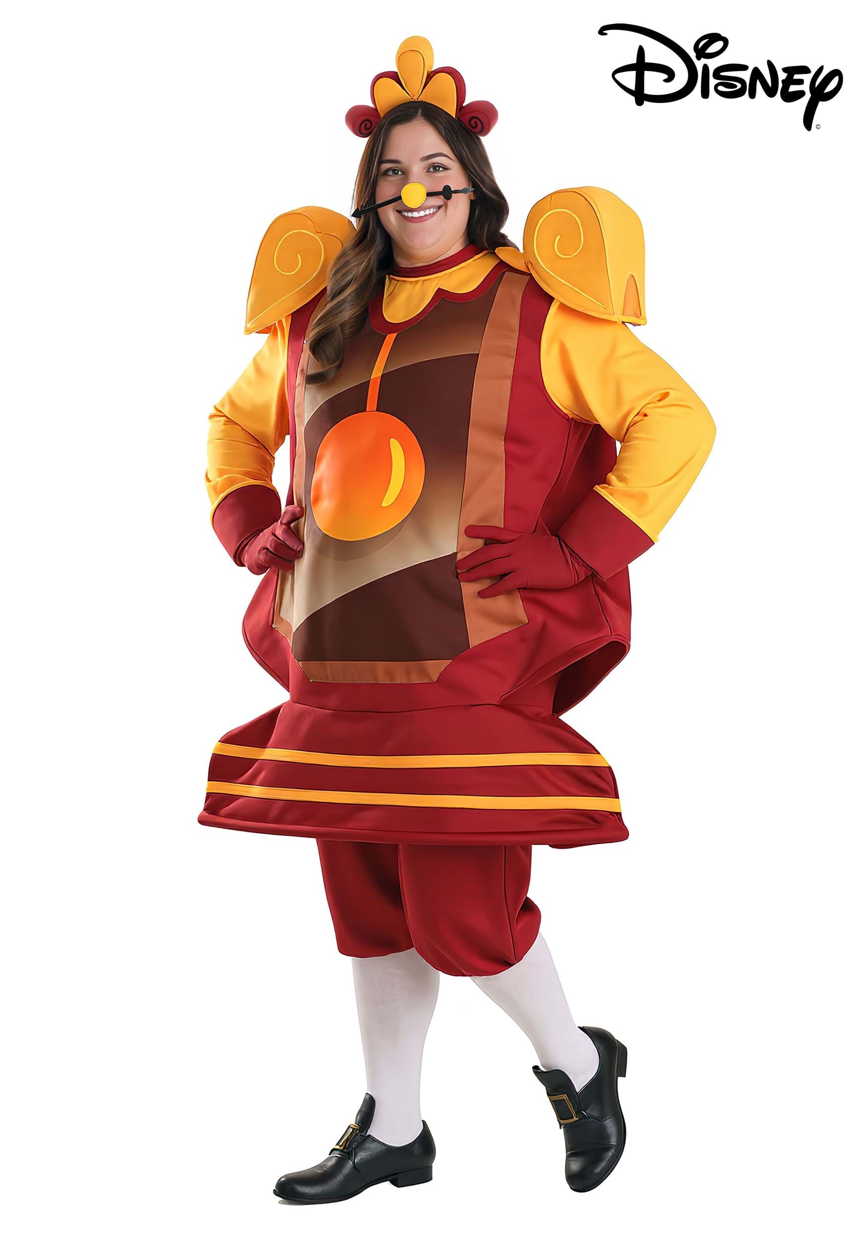 Cogsworth Costume for Plus Size Men from Disney's Beauty and the Beast 2 Cogsworth Costume for Plus Size Men from Disney's Beauty and the Beast