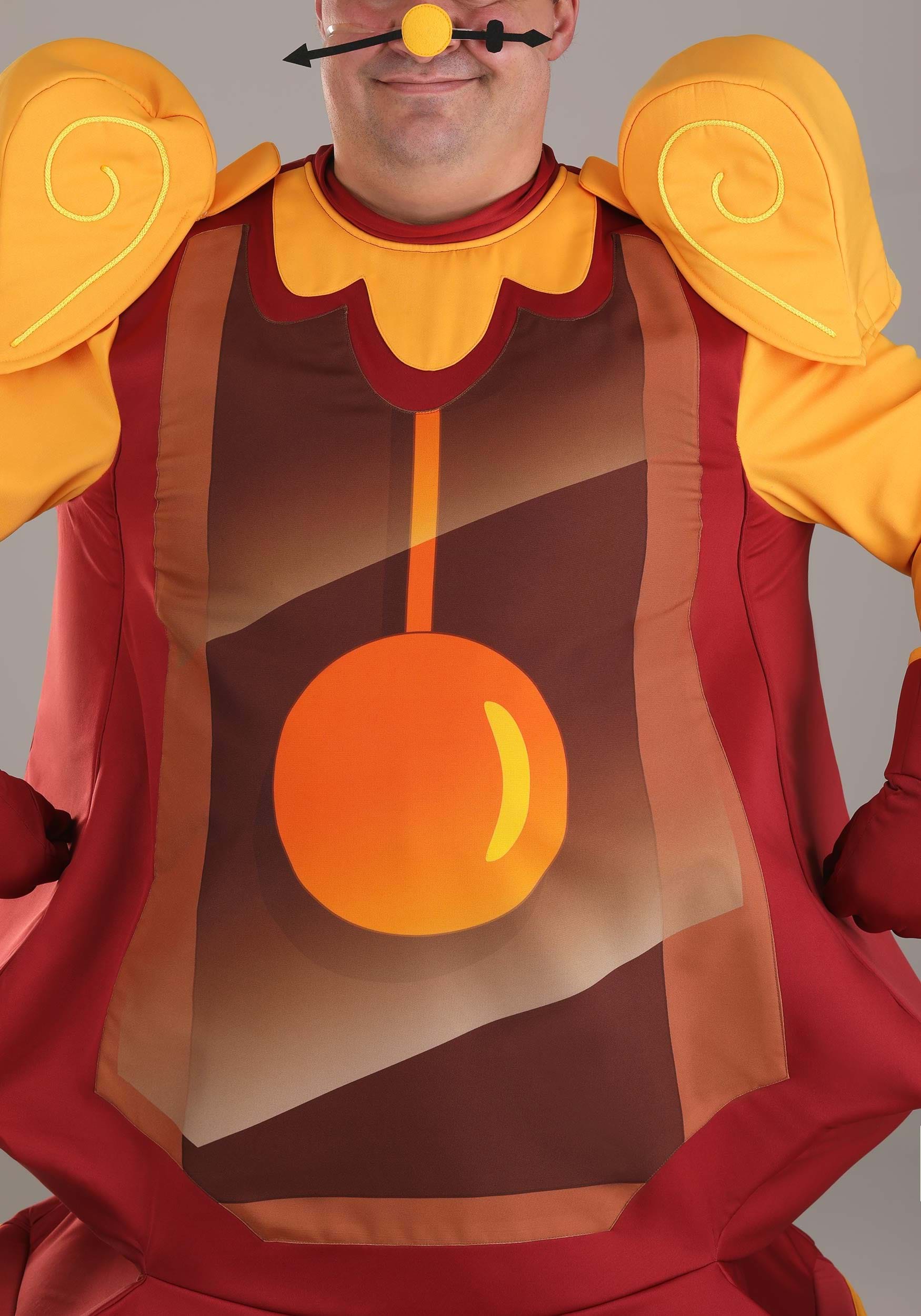 Cogsworth Costume for Plus Size Men from Disney's Beauty and the Beast 4 Cogsworth Costume for Plus Size Men from Disney's Beauty and the Beast