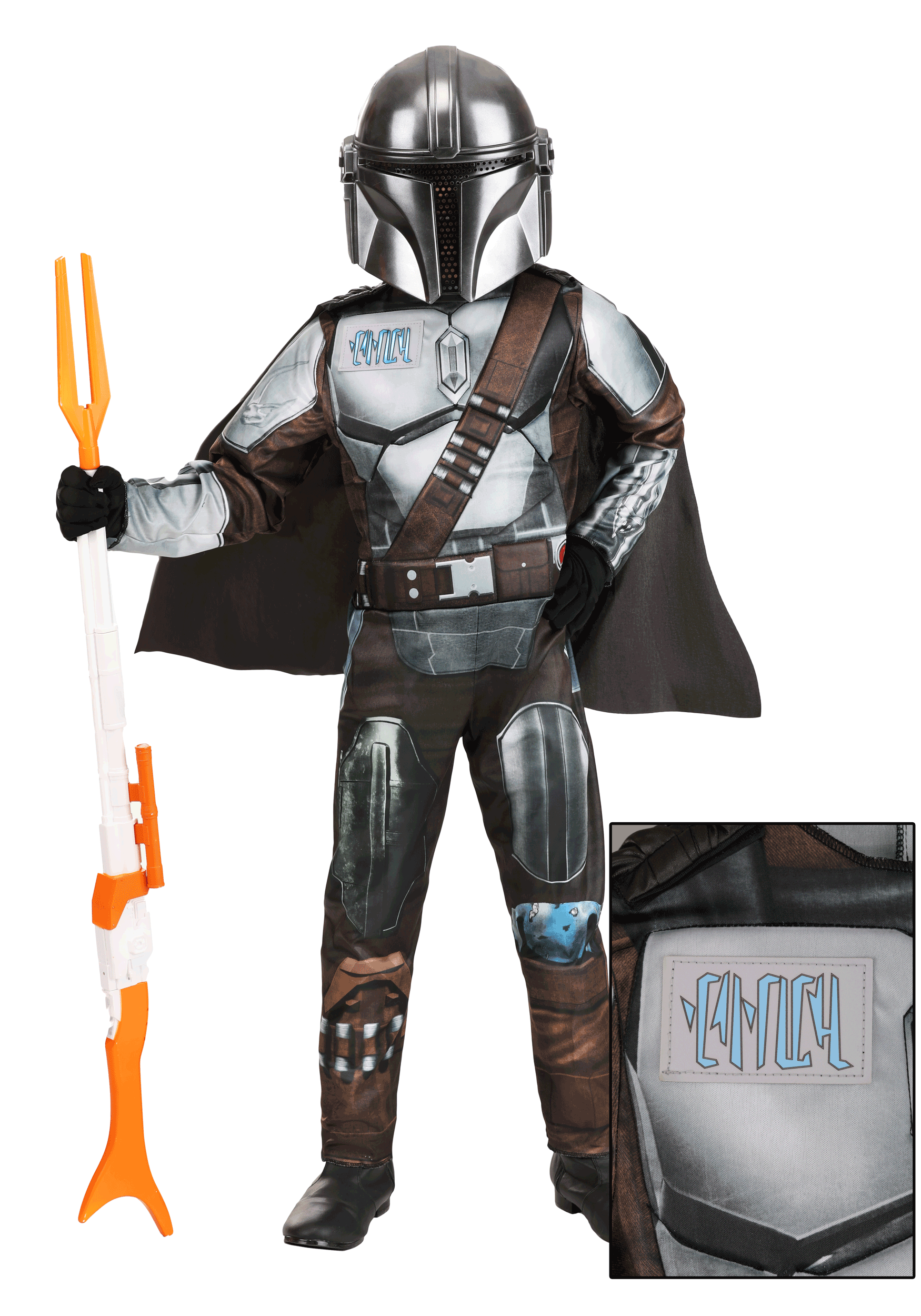 Kid's Light Up The Mandalorian Costume