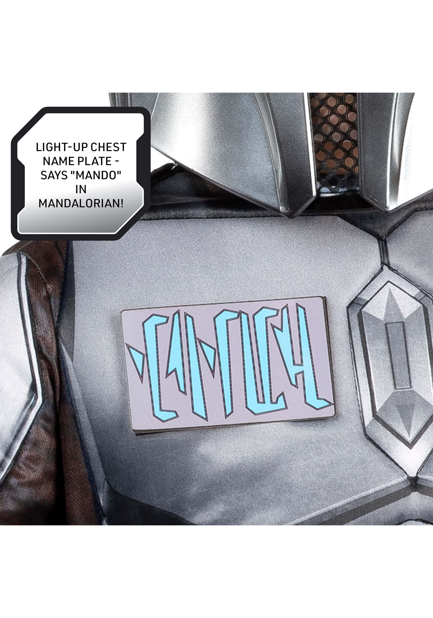 Kid's Light Up The Mandalorian Costume