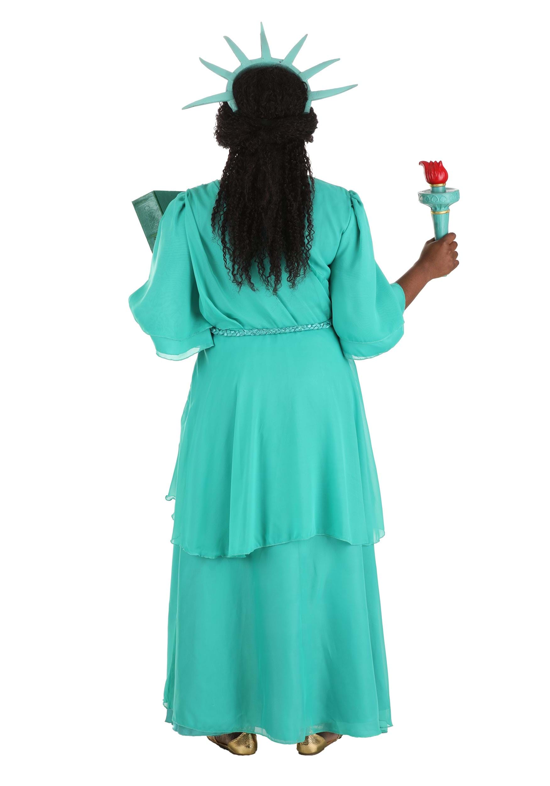 Women's Plus Size NY Statue of Liberty Costume