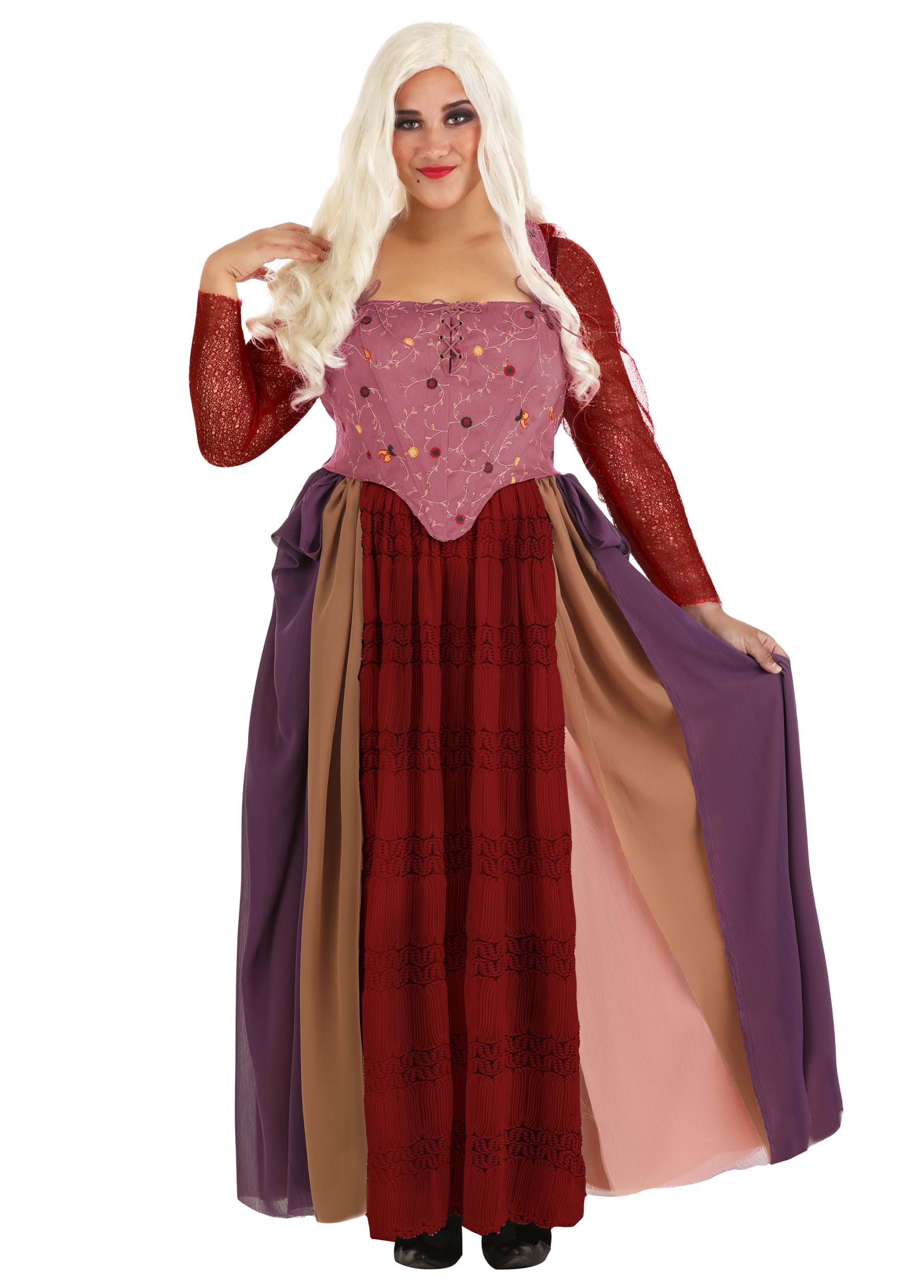 Sarah Sanderson Costume for Plus Size Women from Disney's Hocus Pocus 3 Sarah Sanderson Costume for Plus Size Women from Disney's Hocus Pocus