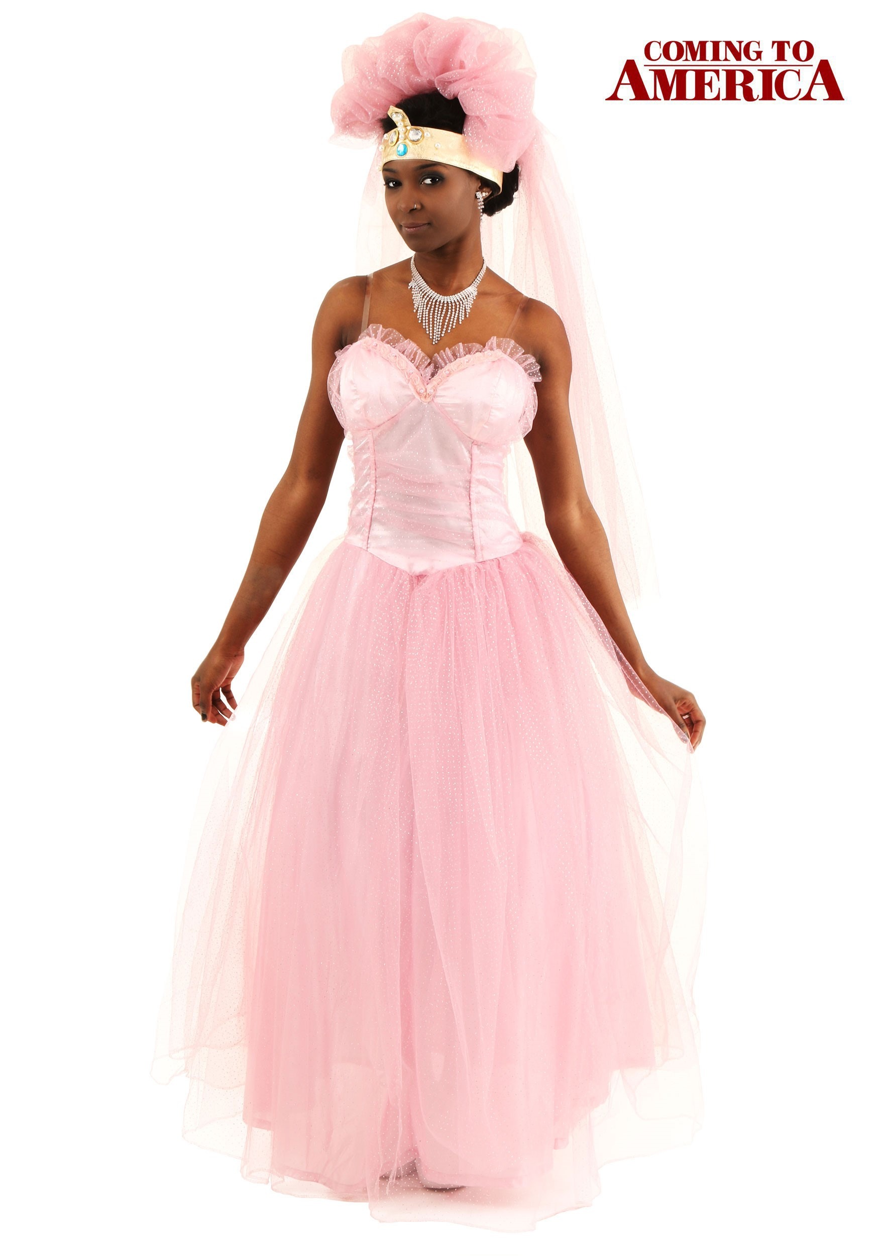 Women's Coming to America Wedding Dress Costume