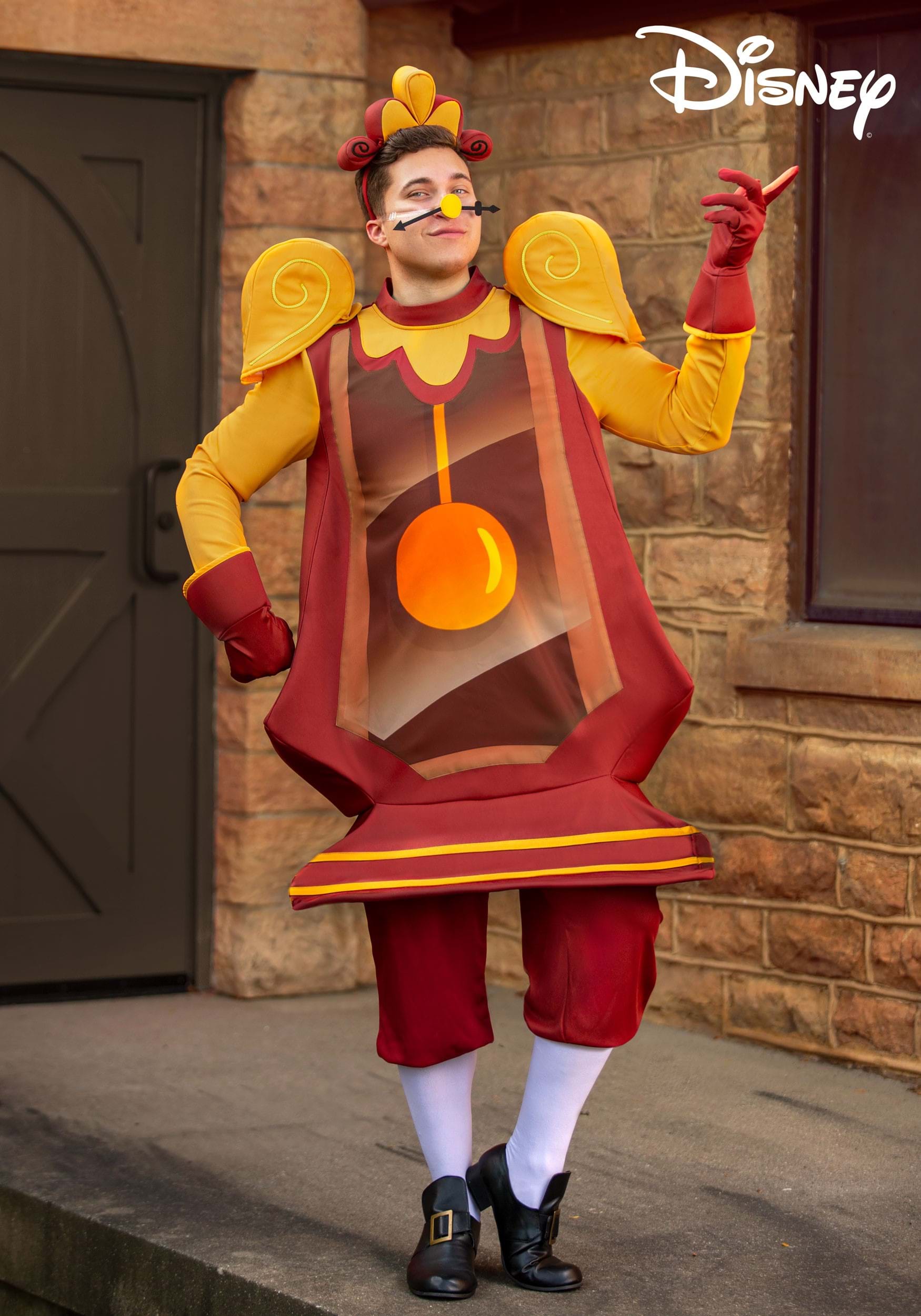 Cogsworth Costume for Men from Disney's Beauty and the Beast