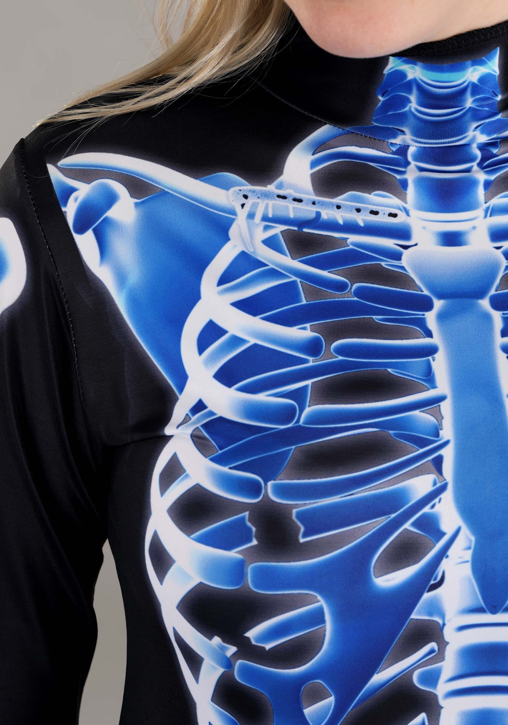 X-Ray Skeleton Jumpsuit Women's Costume 5 X-Ray Skeleton Jumpsuit Women's Costume
