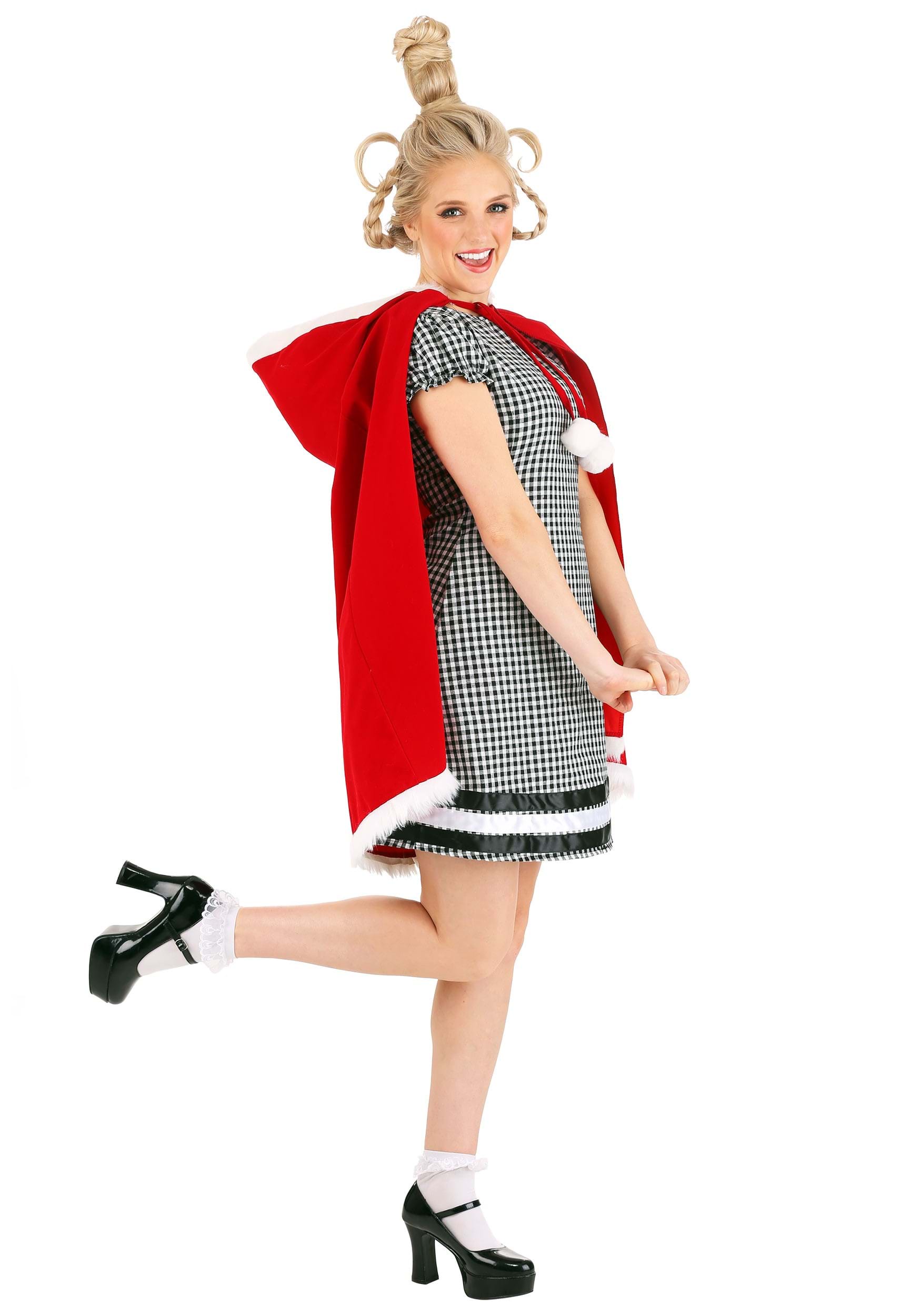 Dr. Seuss Cindy Lou Who Women's Costume Dress 2 Dr. Seuss Cindy Lou Who Women's Costume Dress