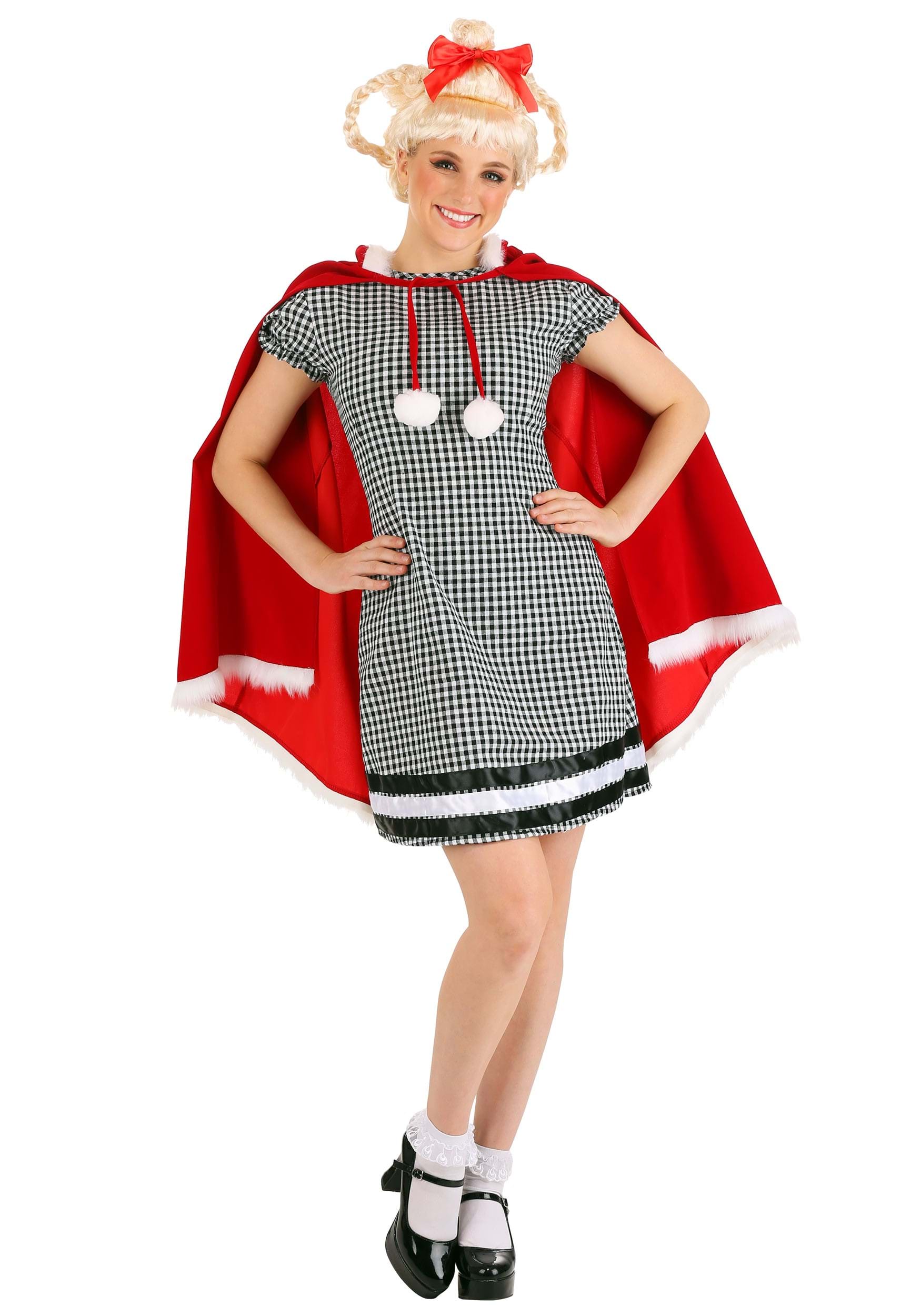 Dr. Seuss Cindy Lou Who Women's Costume Dress 4 Dr. Seuss Cindy Lou Who Women's Costume Dress
