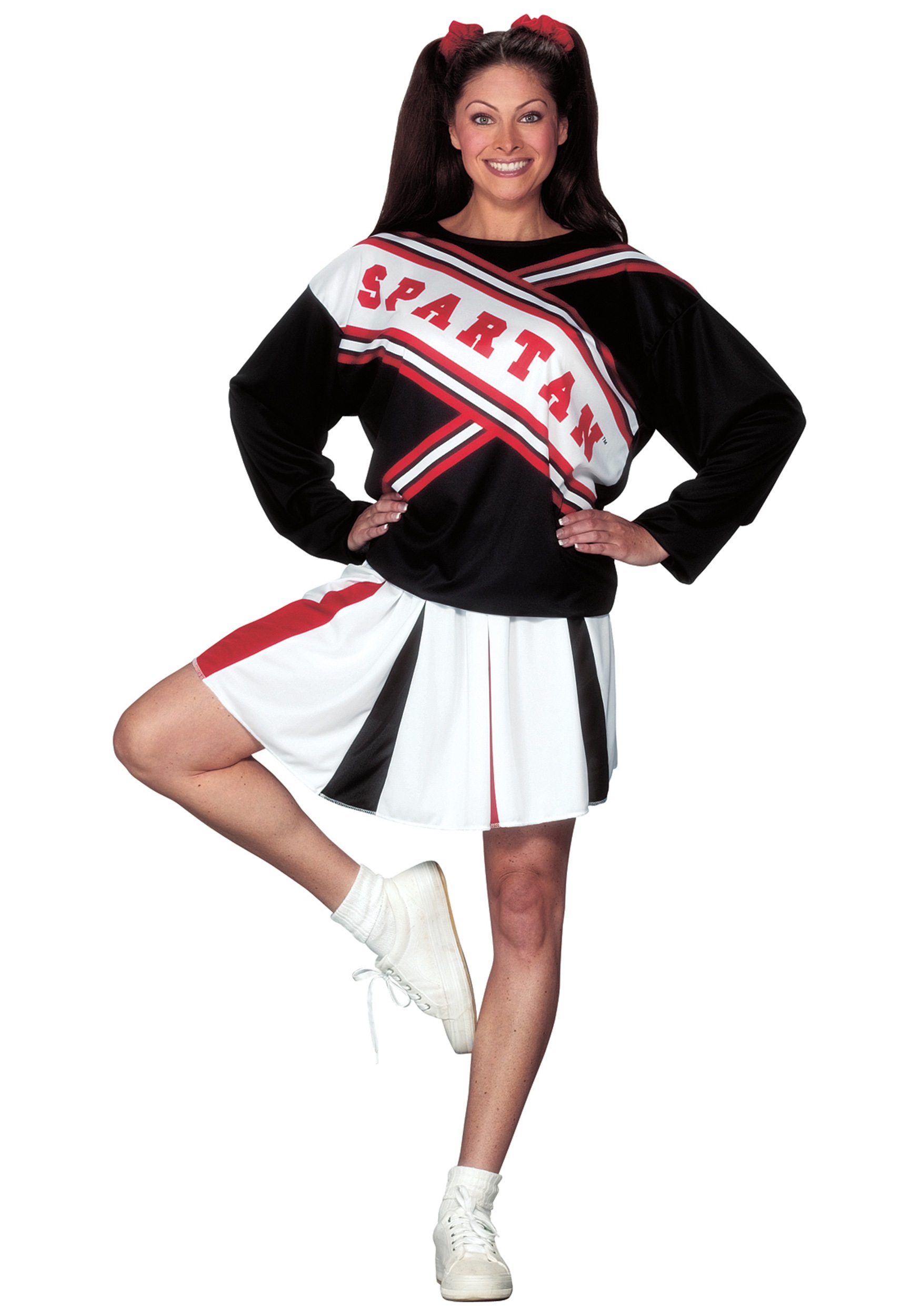Women's Spartan Cheerleader Costume 1 Women's Spartan Cheerleader Costume
