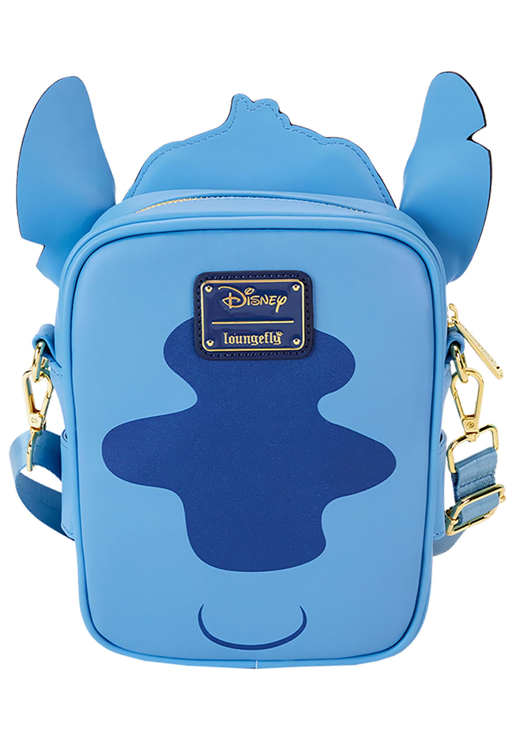 Loungefly Disney Lilo & Stitch Camping Cuties Crossbuddies Cosplay Crossbody Bag with Coin Bag