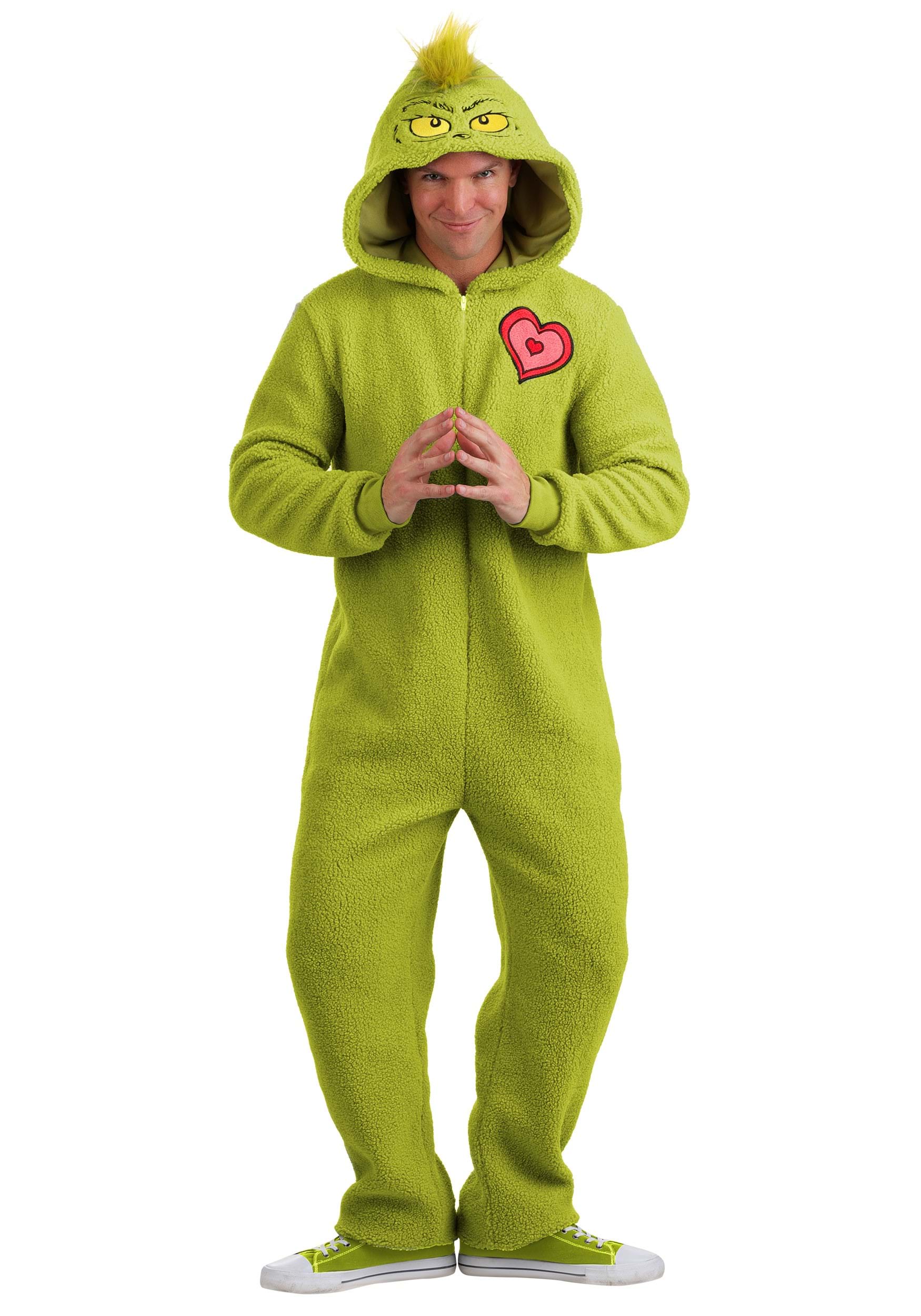Grinch Adult Costume Onesie