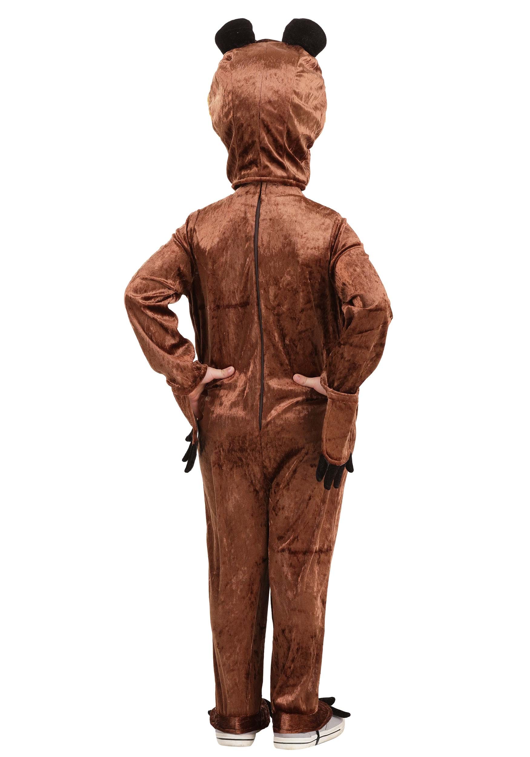 Masha and the Bear Boy's Toddler Bear Costume 2 Masha and the Bear Boy's Toddler Bear Costume