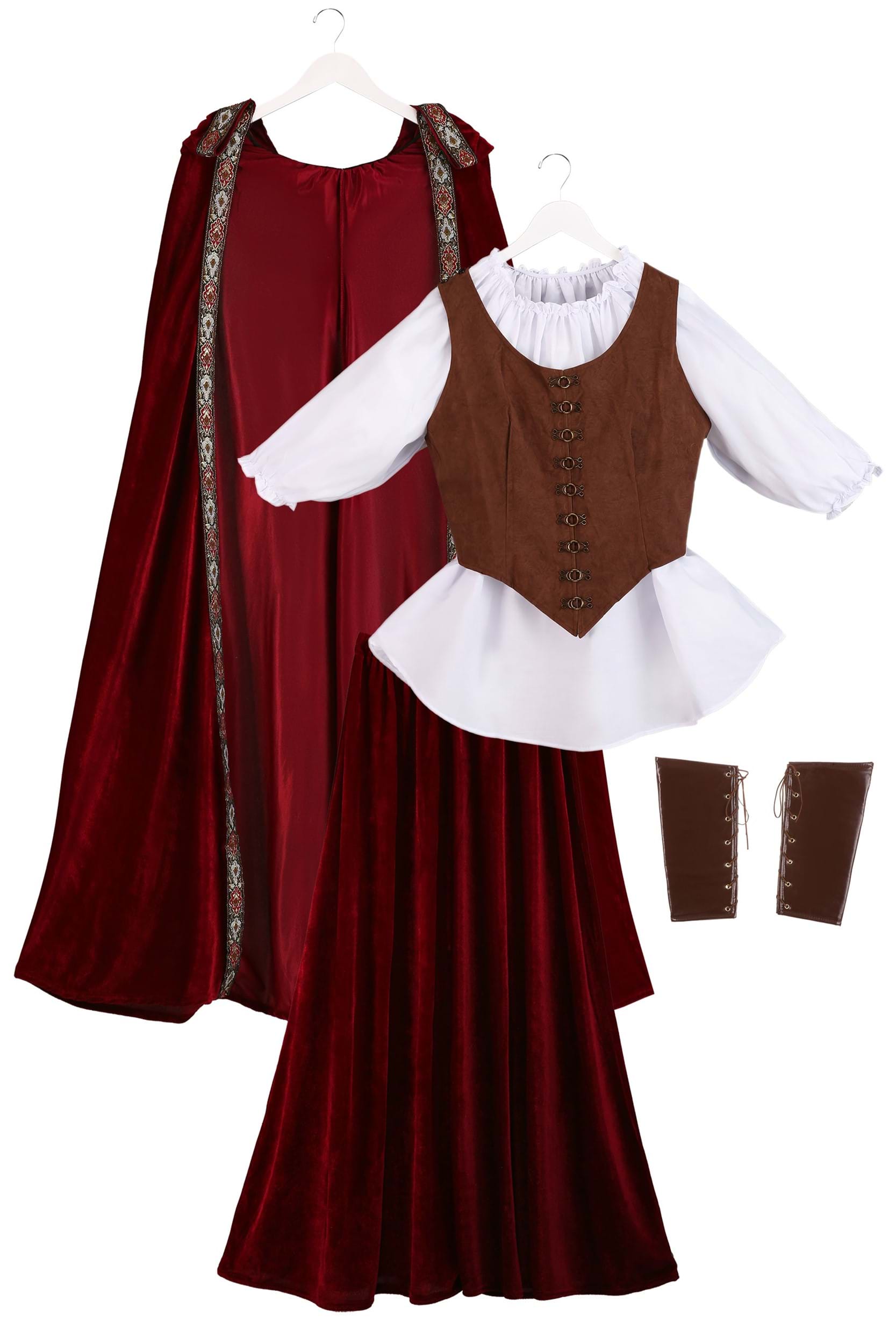 Deluxe Plus Size Women's Red Riding Hood Costume