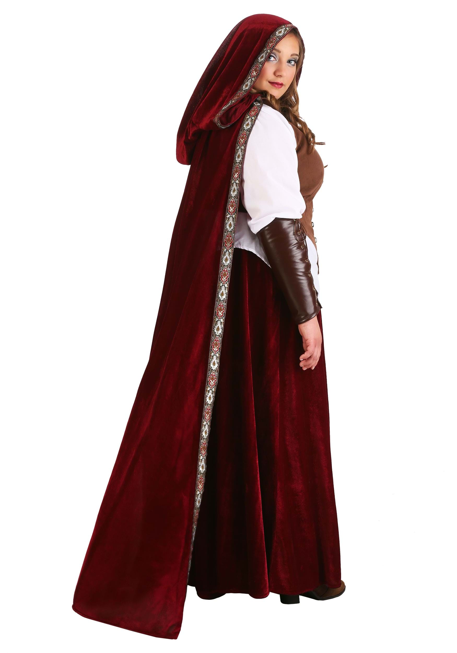 Deluxe Plus Size Women's Red Riding Hood Costume