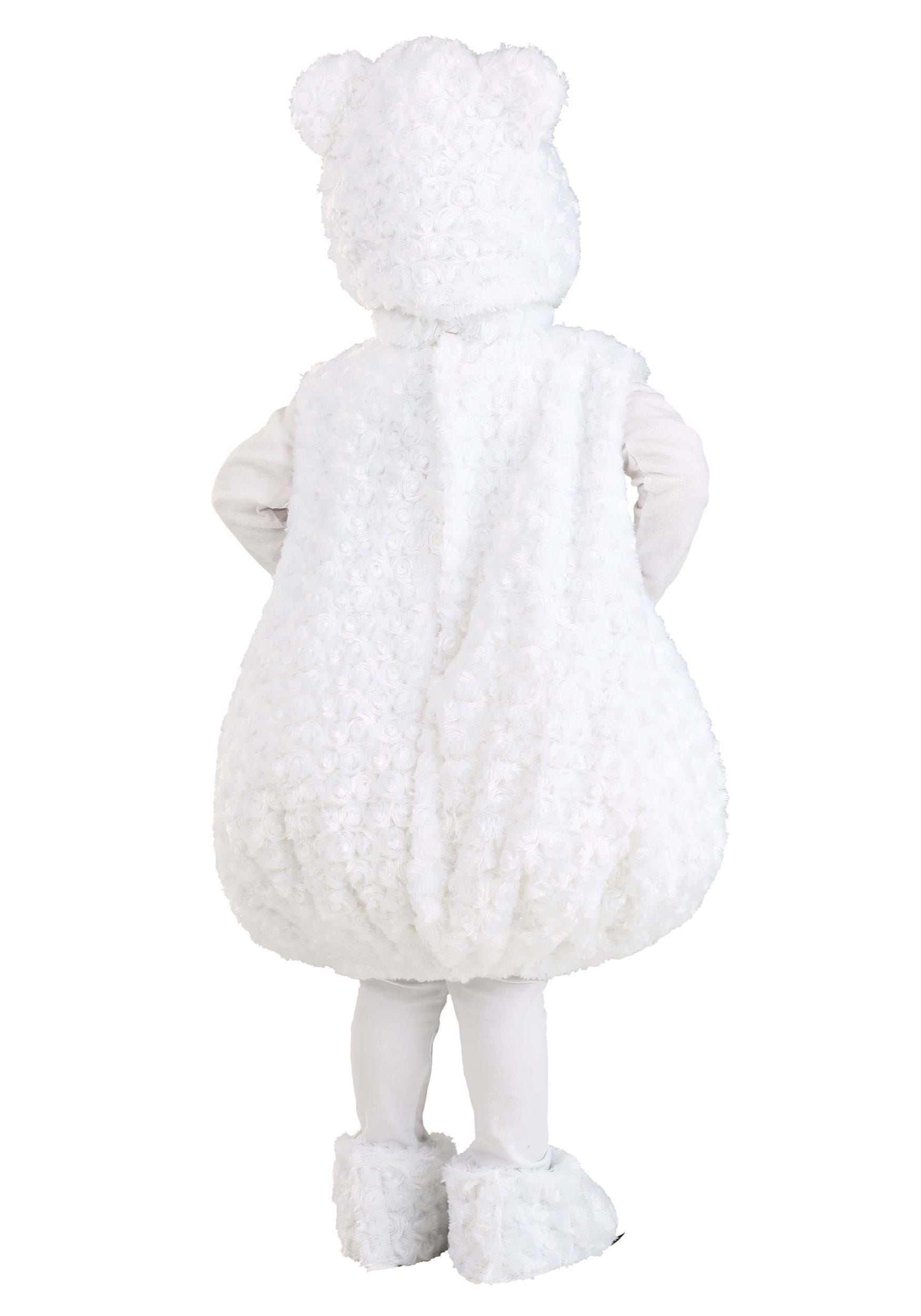 Toddler Fluffy Polar Bear Costume