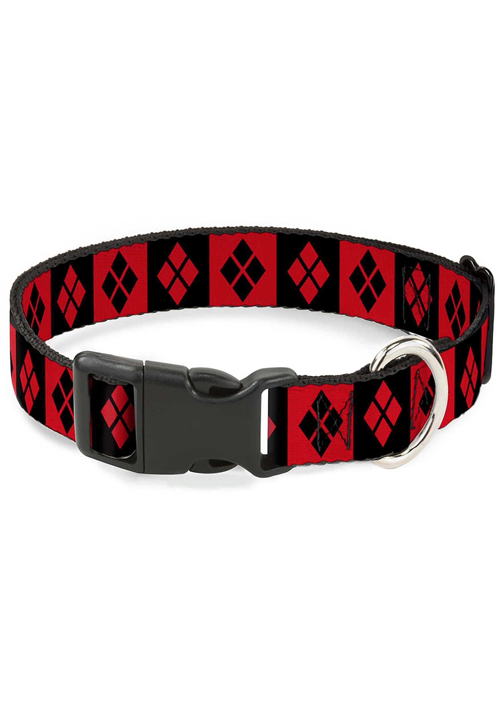 Harley Quinn Diamonds Plastic Clip Pet Collar