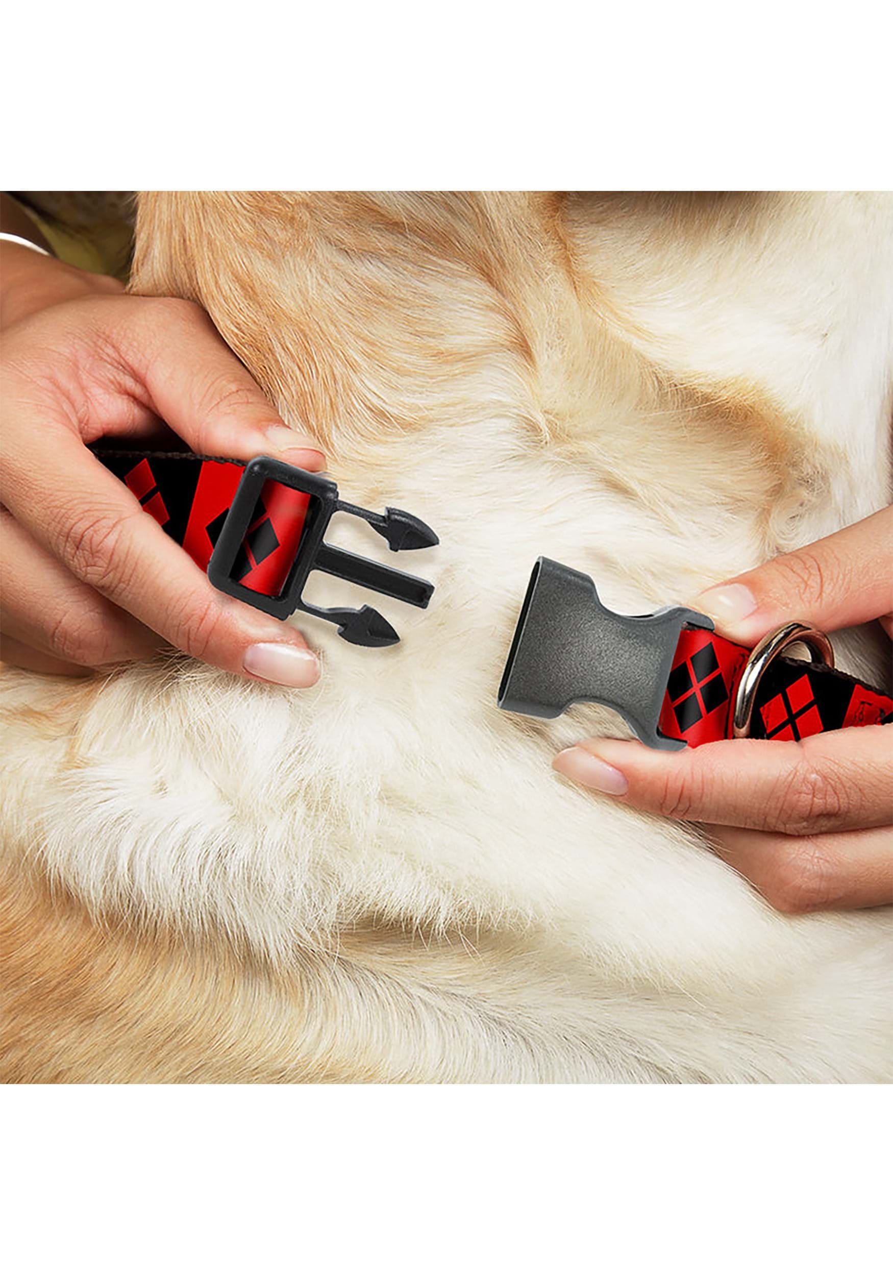 Harley Quinn Diamonds Plastic Clip Pet Collar