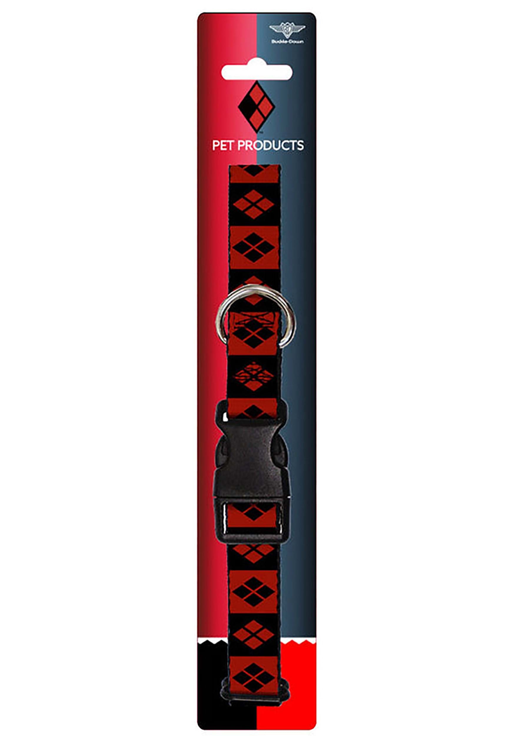 Harley Quinn Diamonds Plastic Clip Pet Collar 3 Harley Quinn Diamonds Plastic Clip Pet Collar