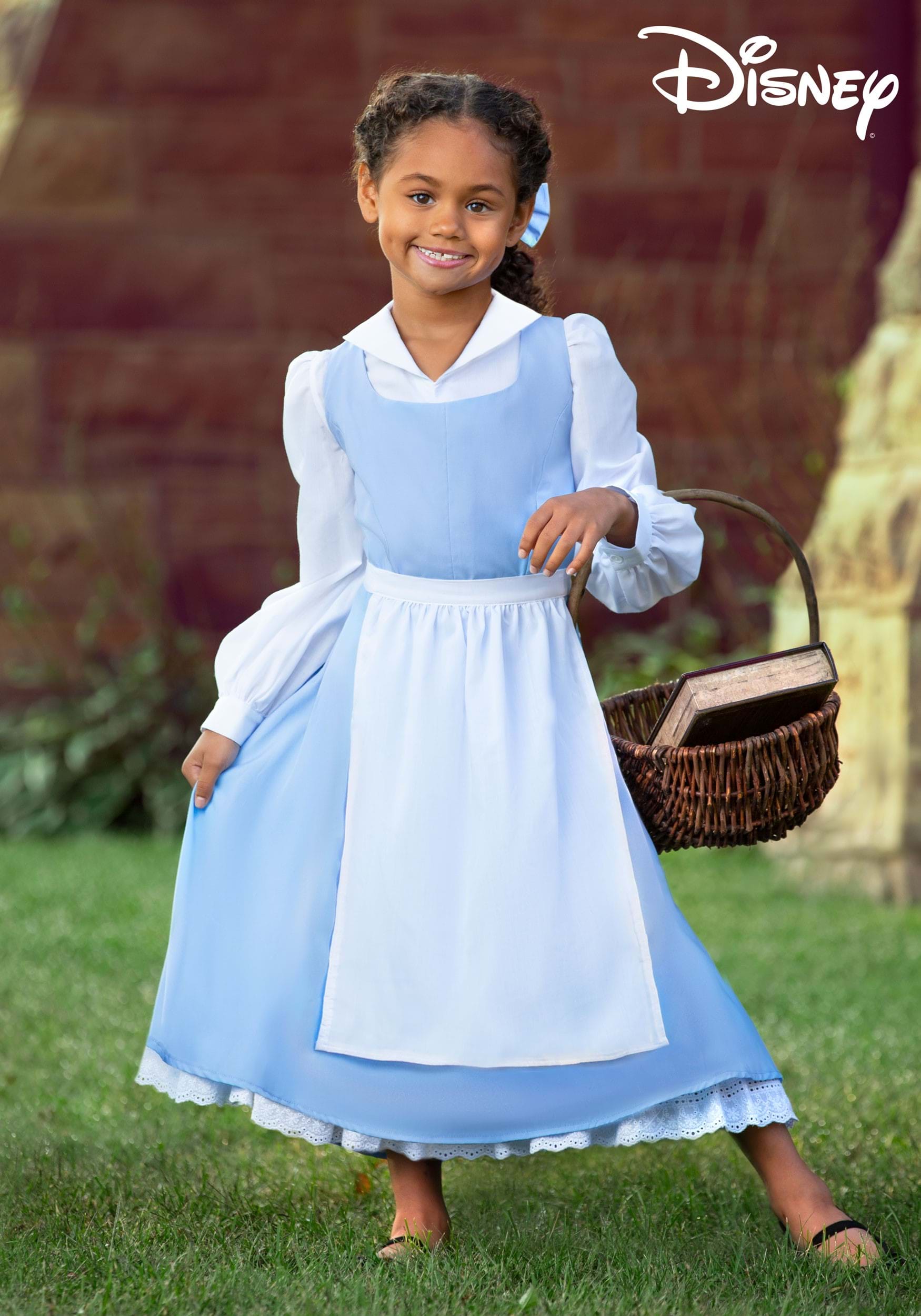 Belle Blue Dress Costume for Kids from Disney's Beauty and the Beast