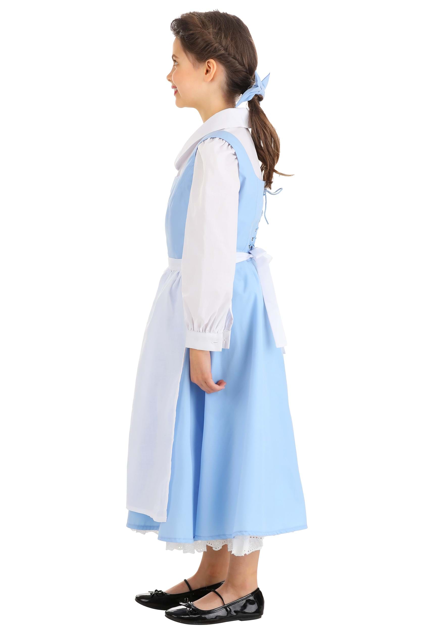 Belle Blue Dress Costume for Kids from Disney's Beauty and the Beast