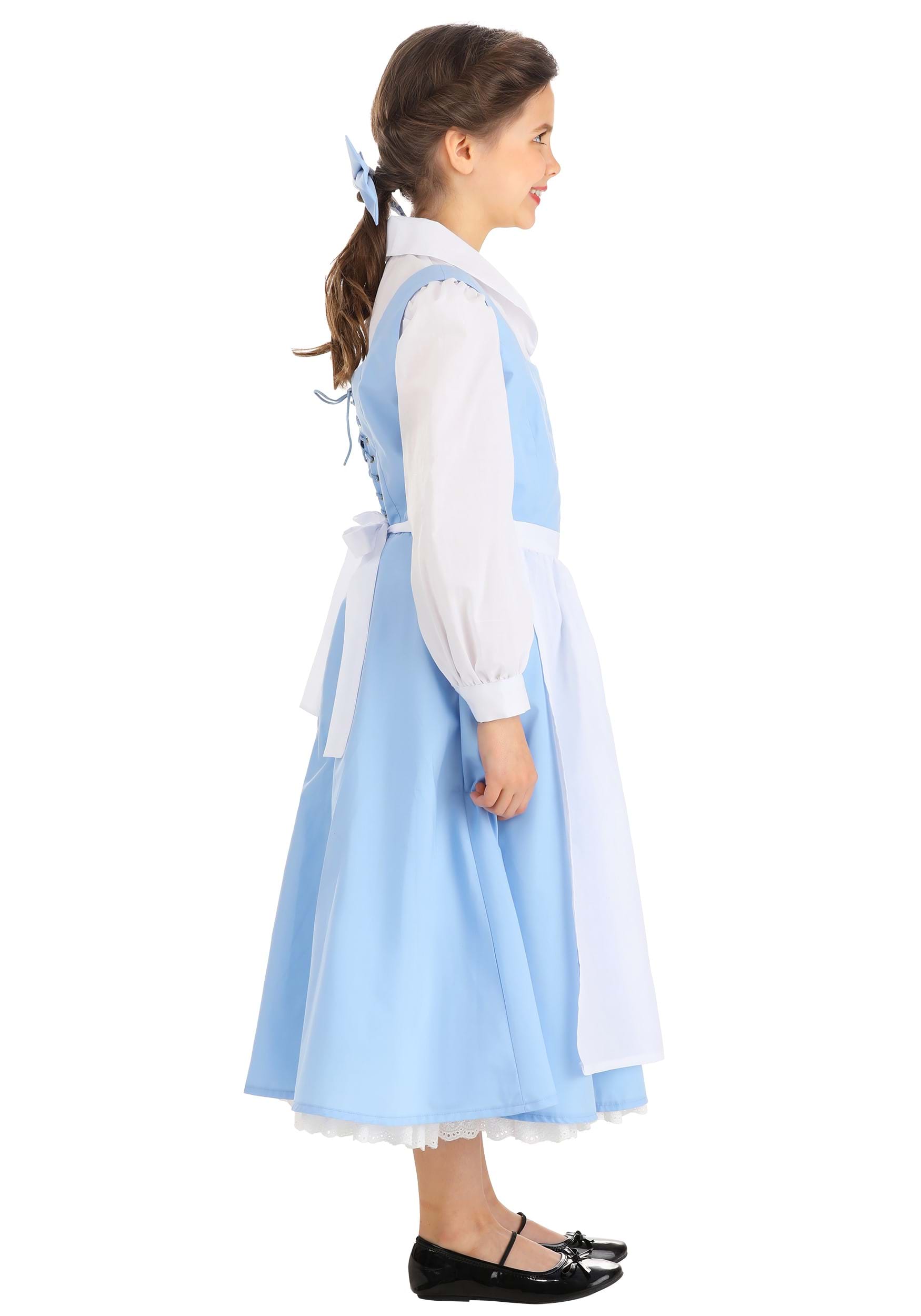 Belle Blue Dress Costume for Kids from Disney's Beauty and the Beast