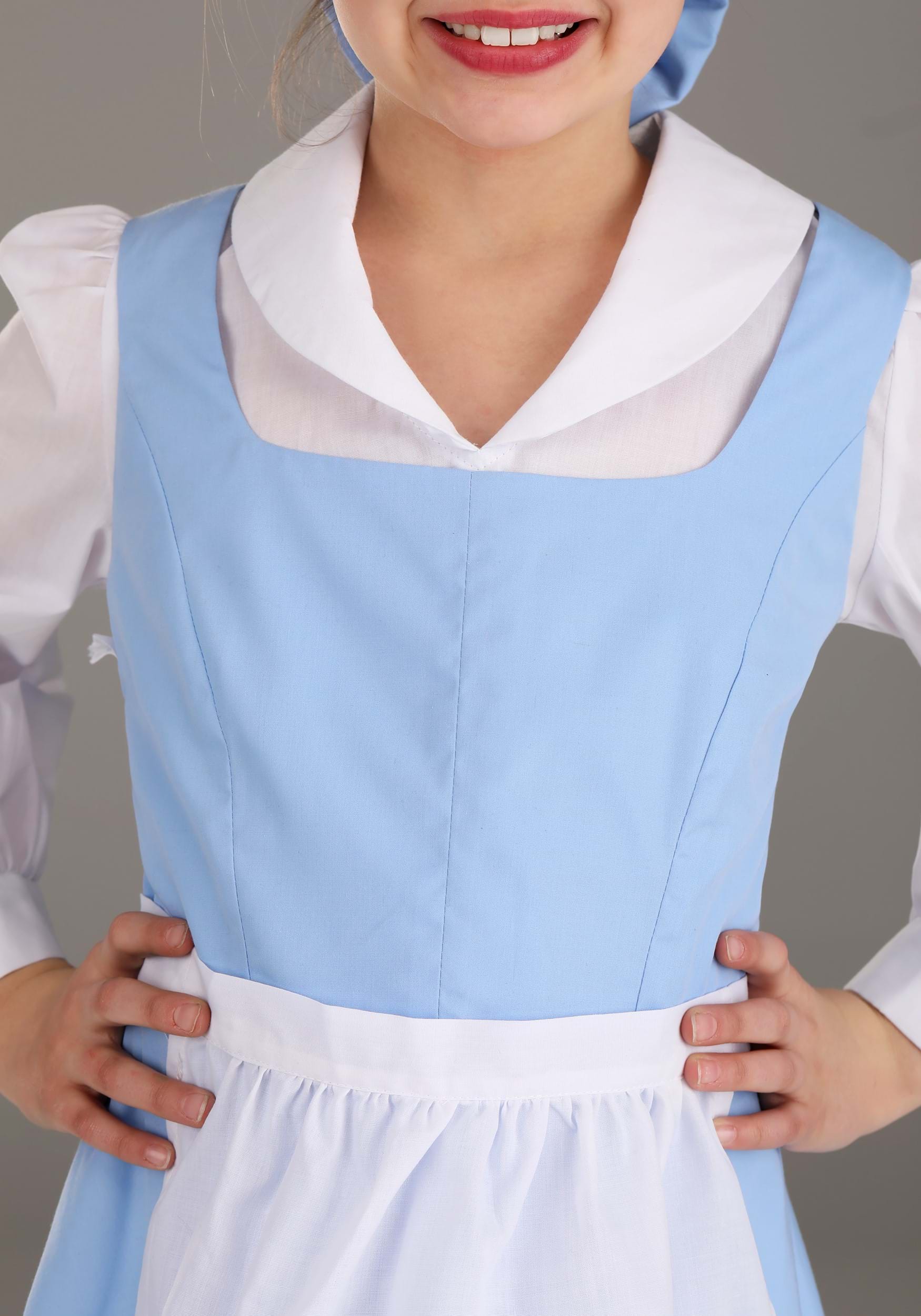 Belle Blue Dress Costume for Kids from Disney's Beauty and the Beast