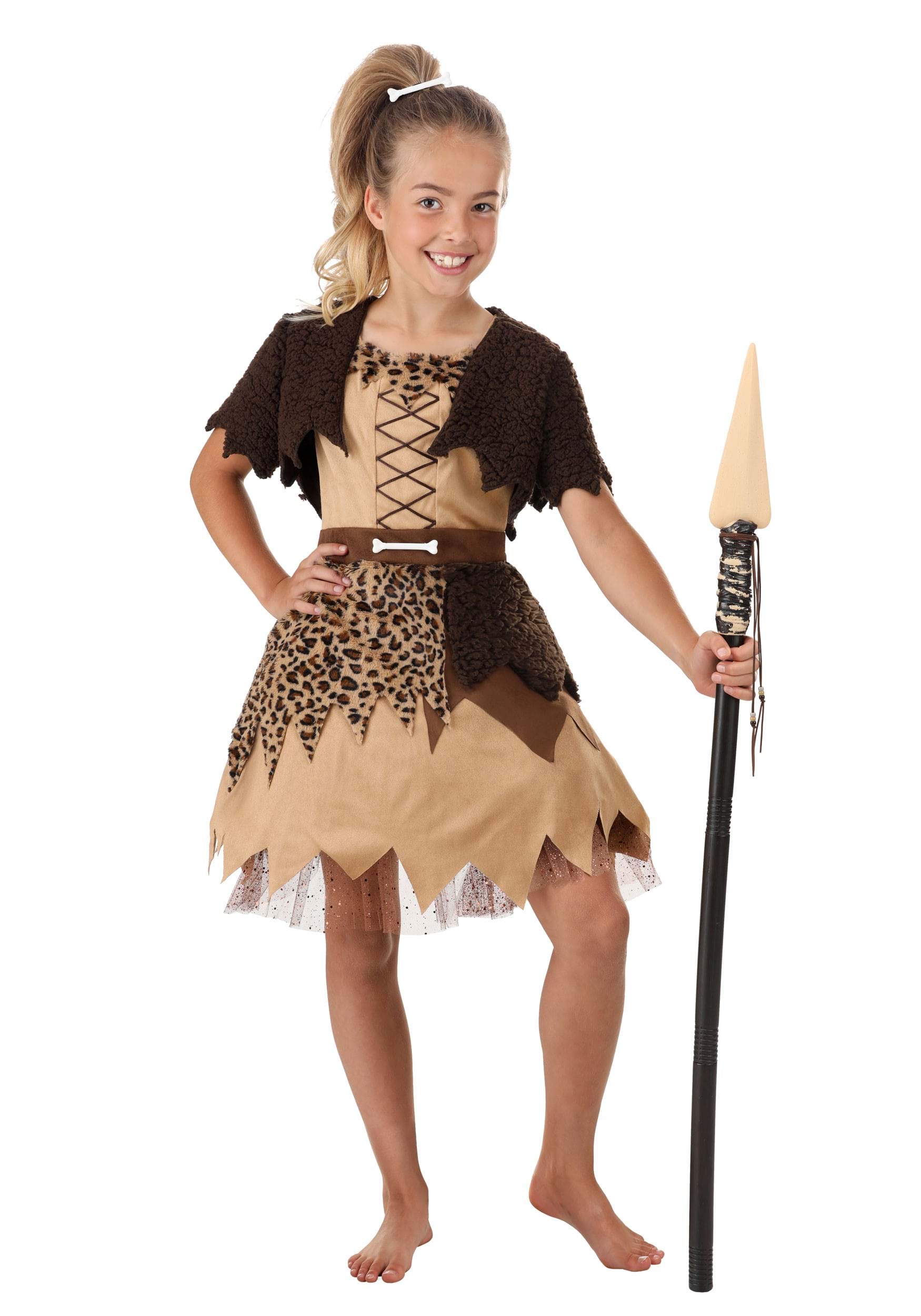 Cavegirl Dress Girl's Costume