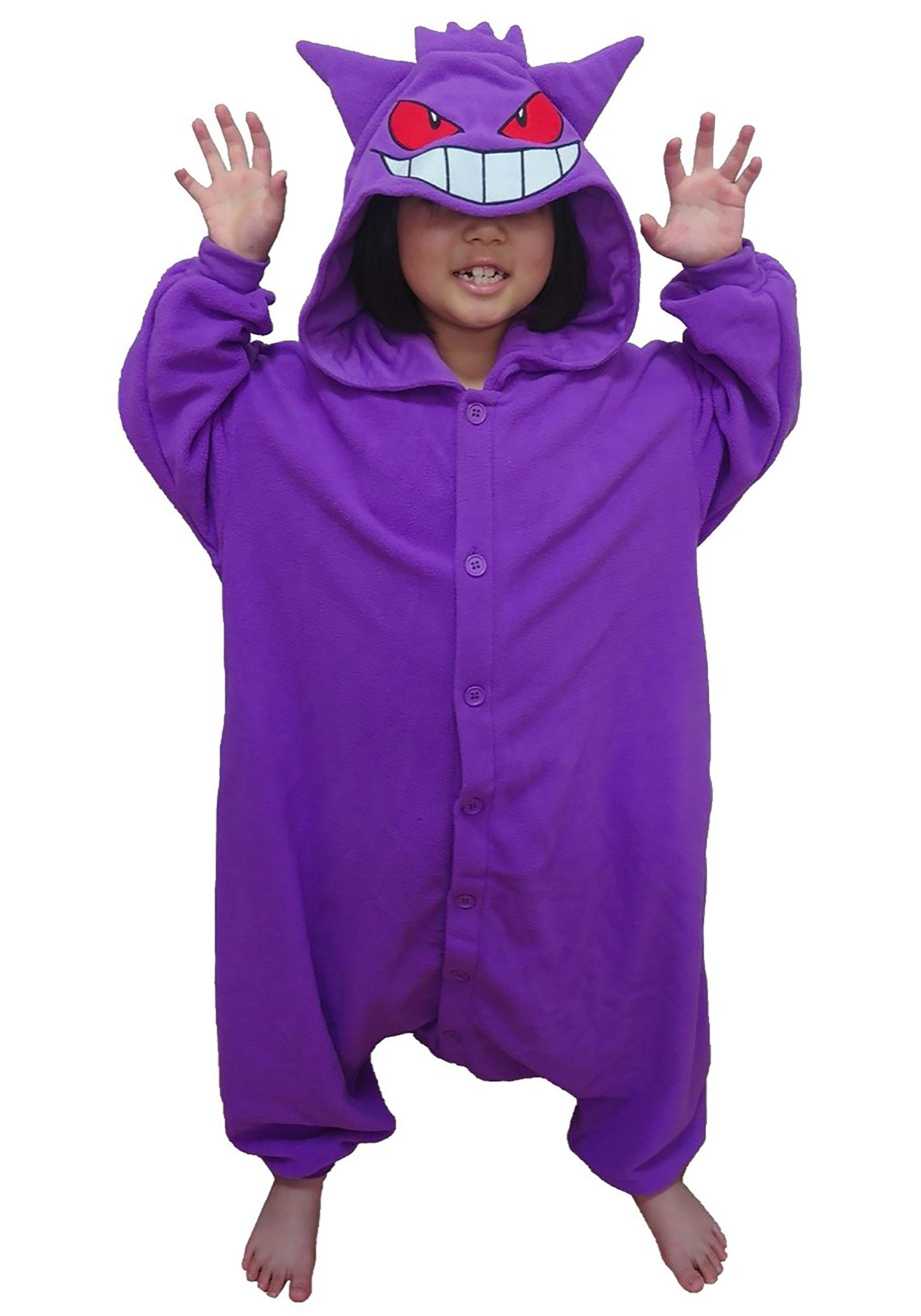 Pok茅mon Gengar Kigurumi for Kids