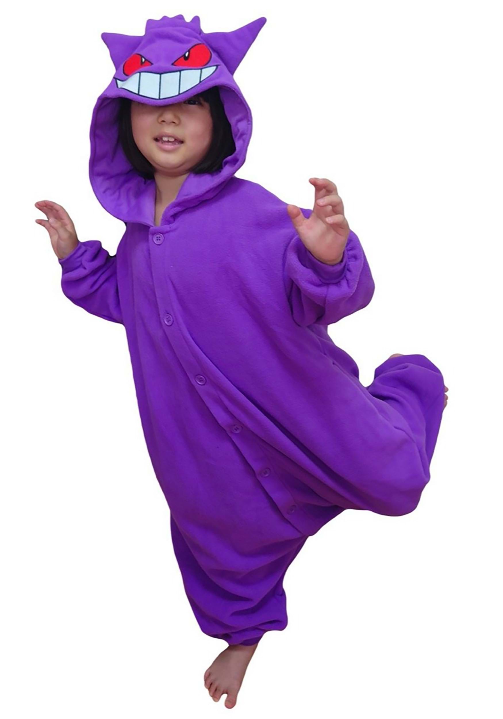 Pok茅mon Gengar Kigurumi for Kids