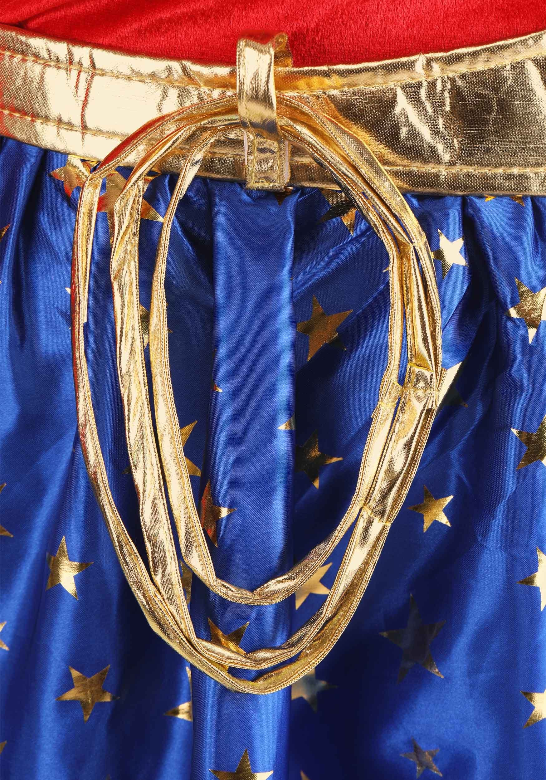 Plus Size Wonder Woman Long Sleeve Women's Dress Costume