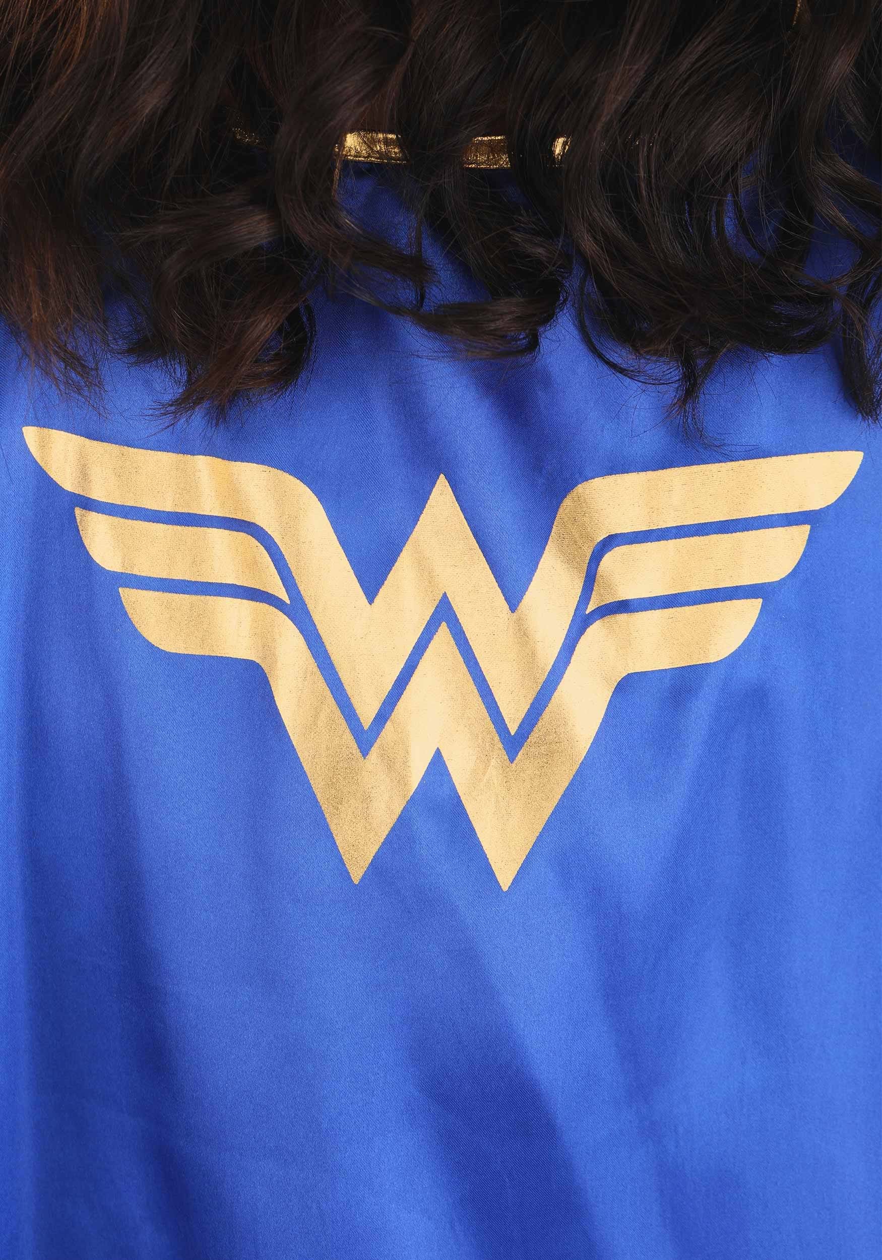 Plus Size Wonder Woman Long Sleeve Women's Dress Costume