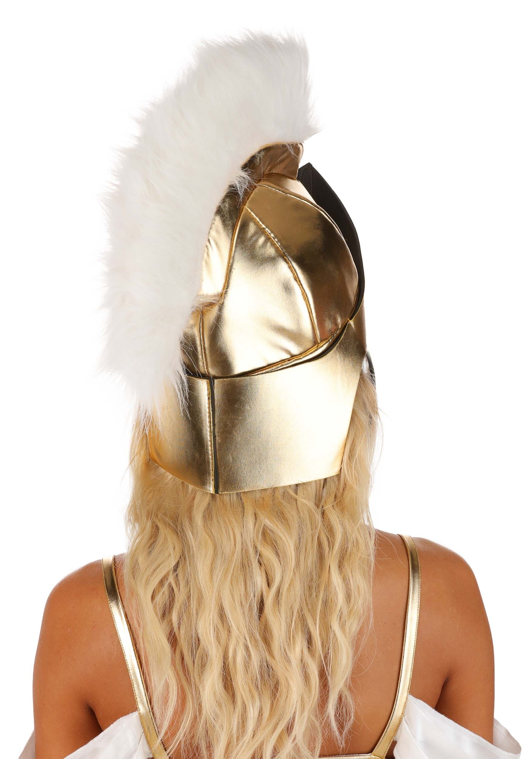Women's Athena Costume Gold Helmet