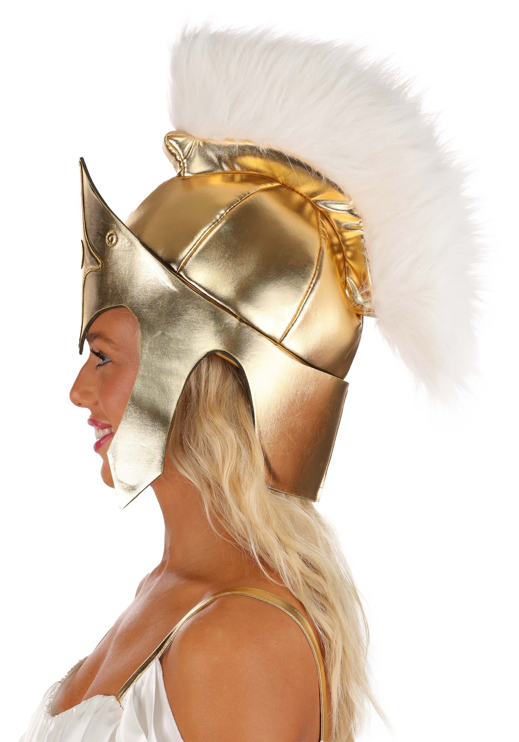 Women's Athena Costume Gold Helmet