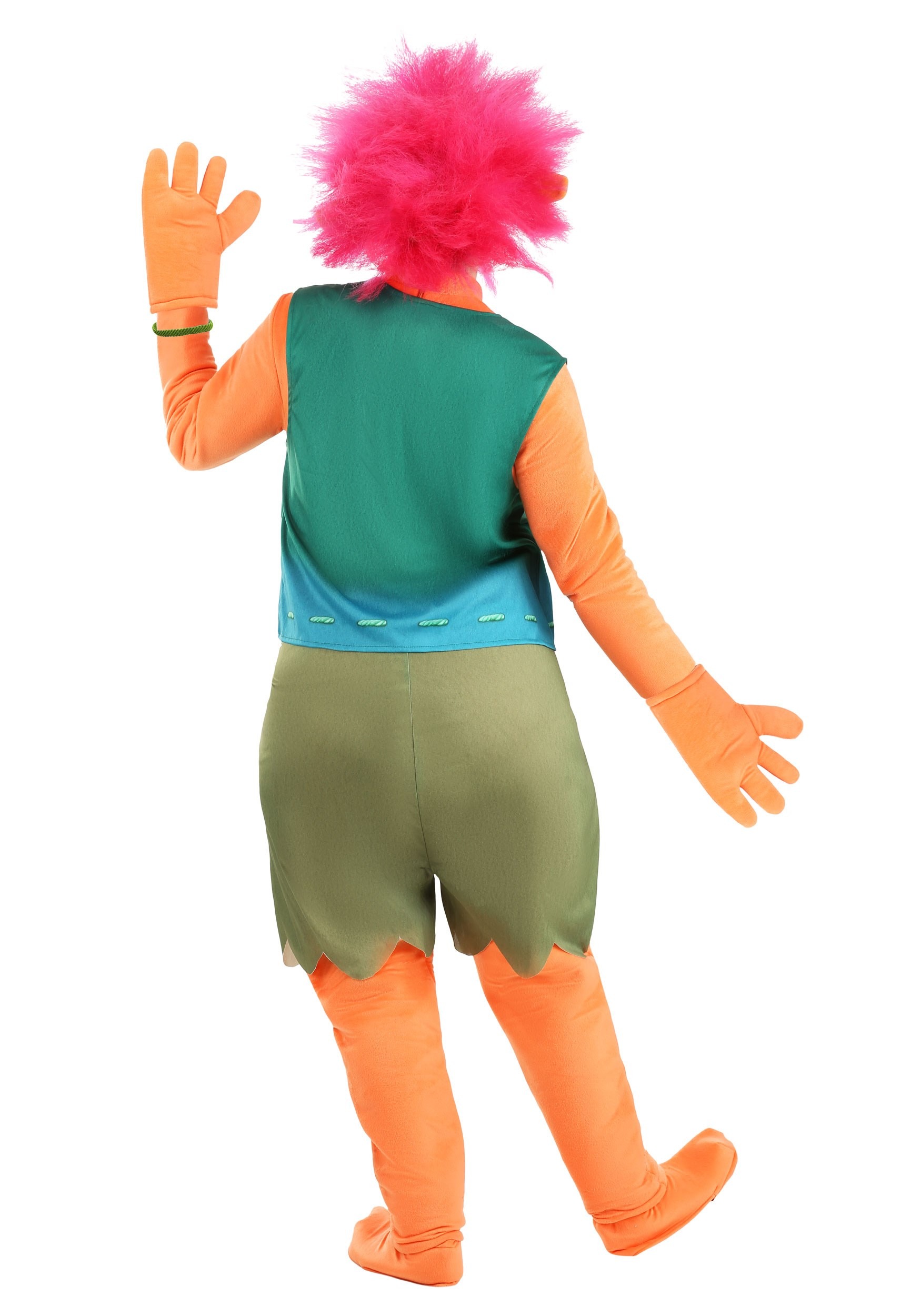 Mens King Peppy Trolls Costume