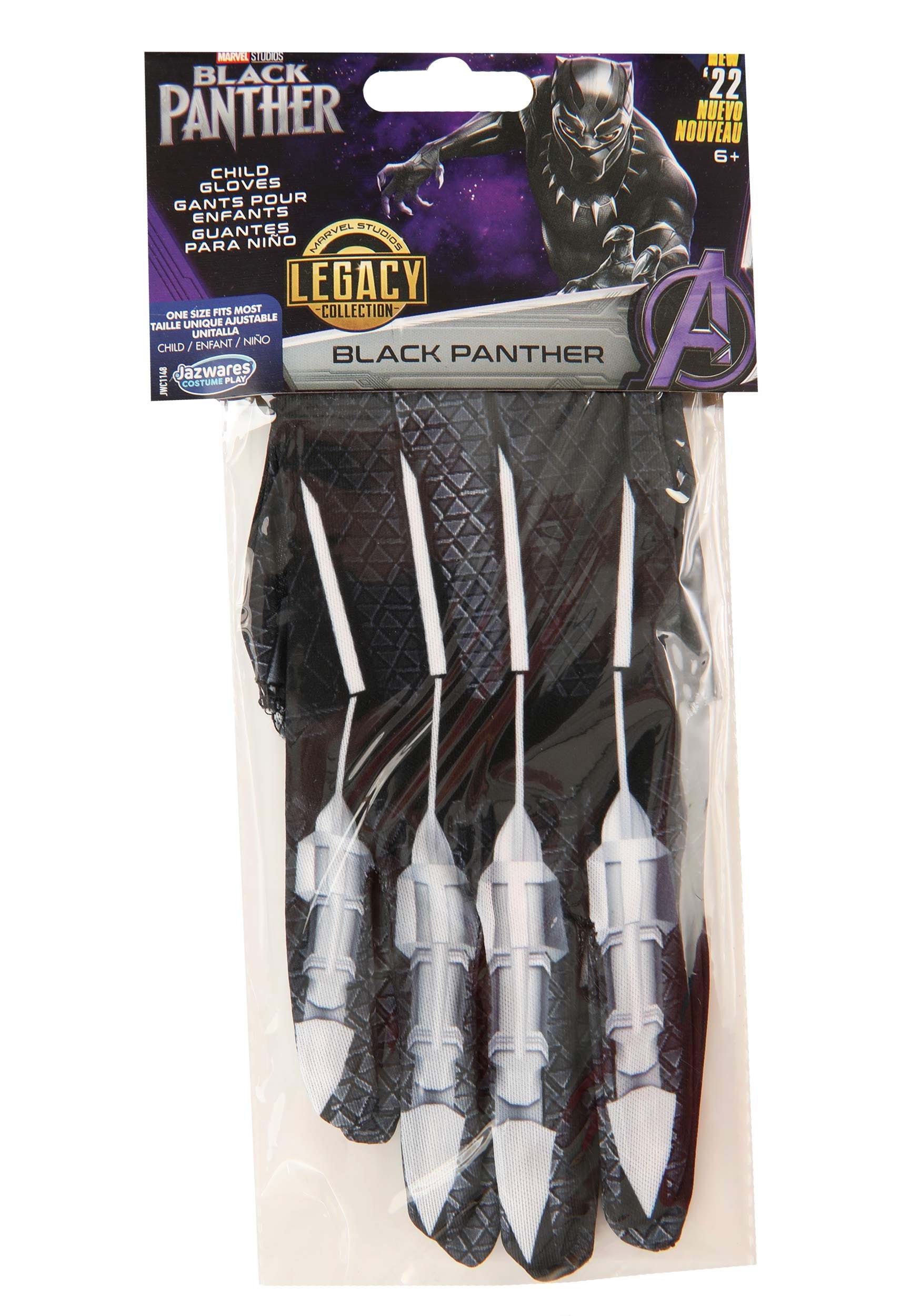 Black Panther Gloves for Kids