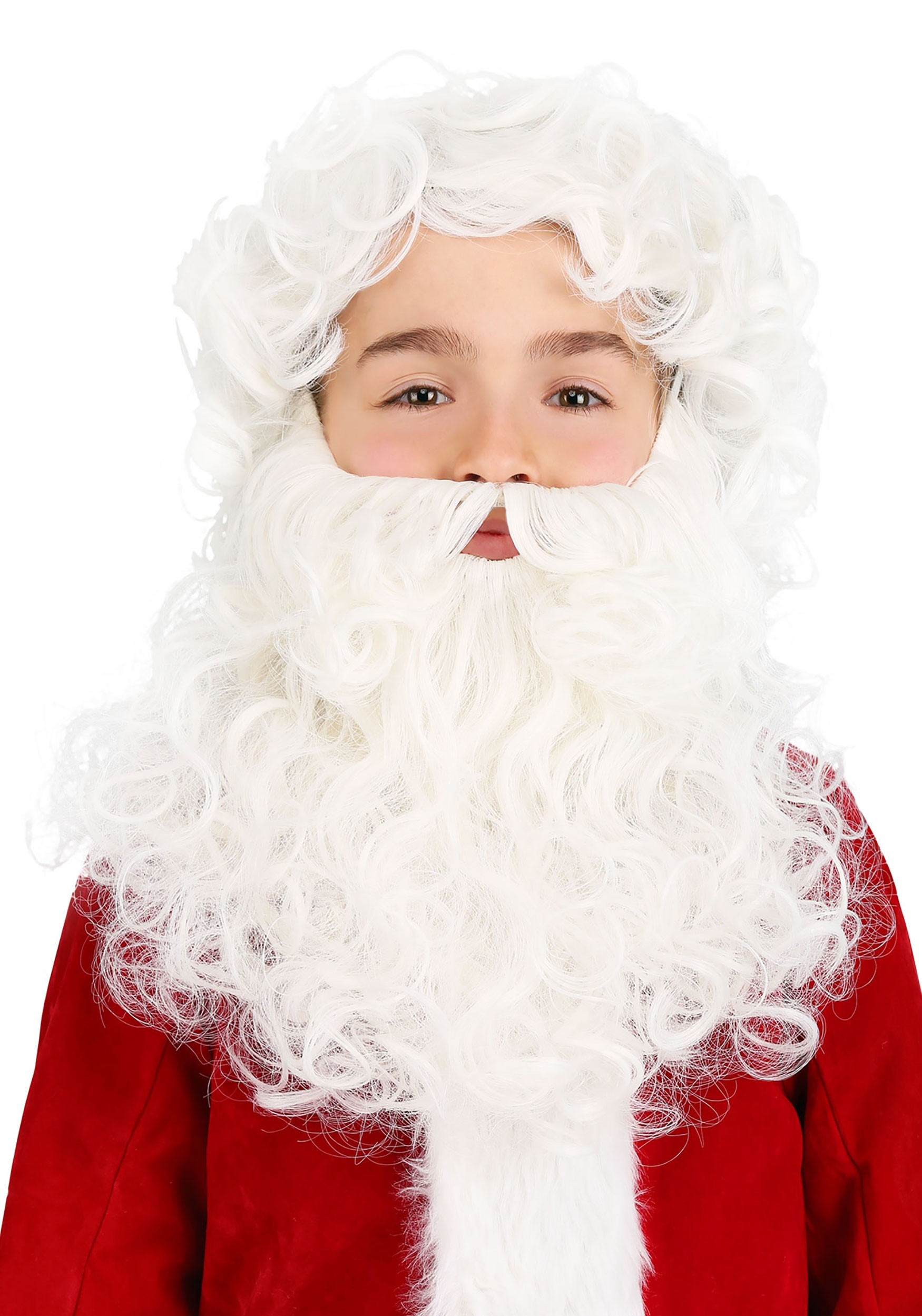 Boy's Santa Costume Wig and Beard Accessory
